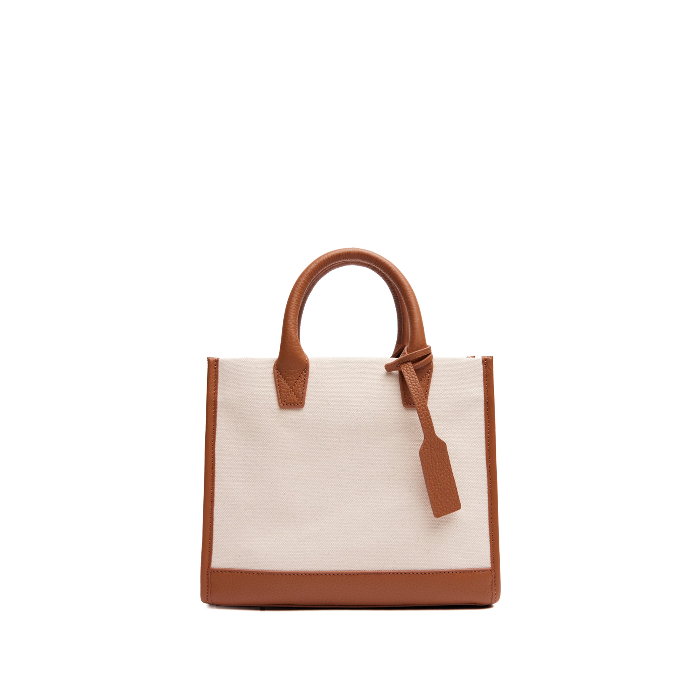 Kress Mini Top Handle Bag | Full grain leather, chic structured