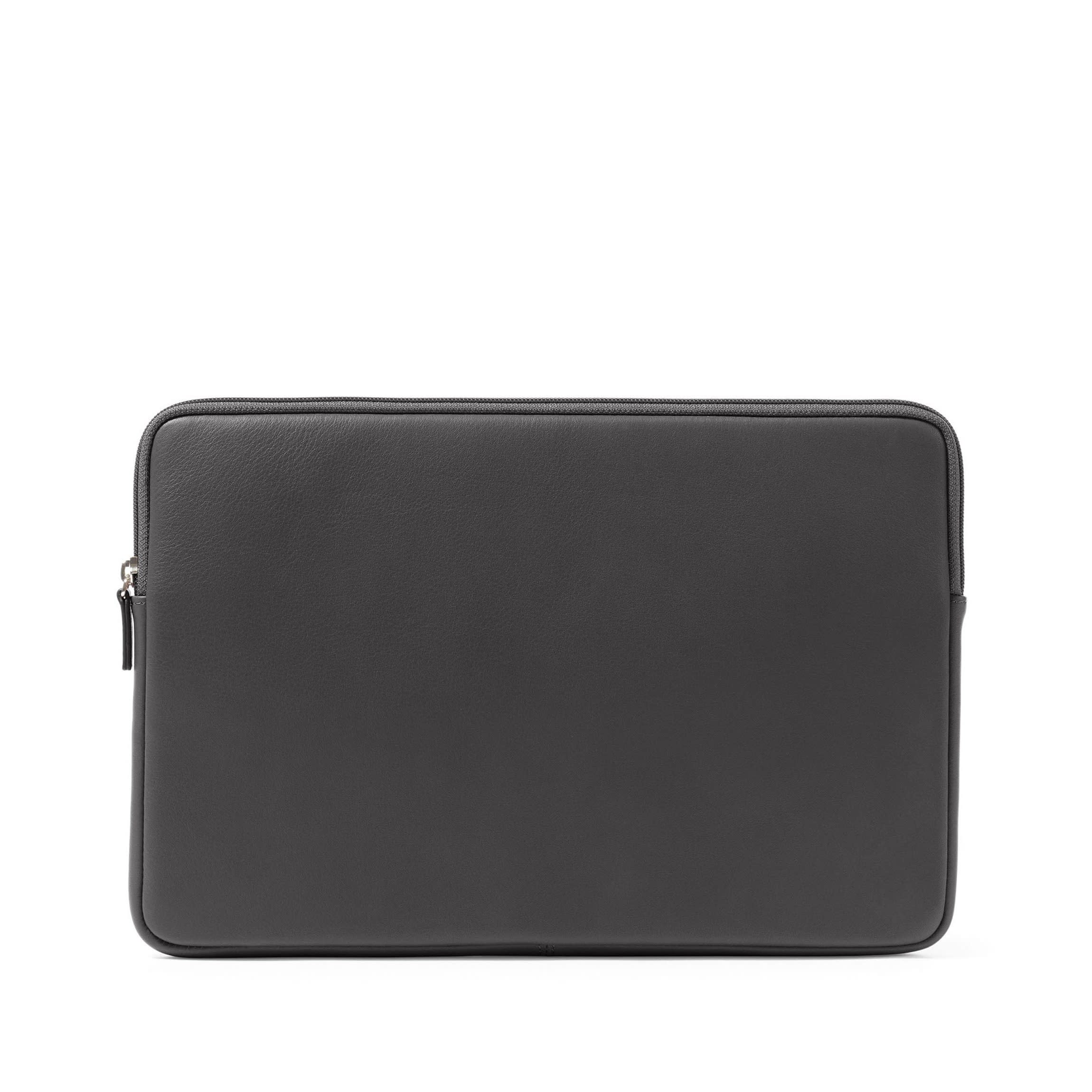 Rutherfords レザー MacBookケース ブラック 14-Inch-MacBook-Sleeve-Black-