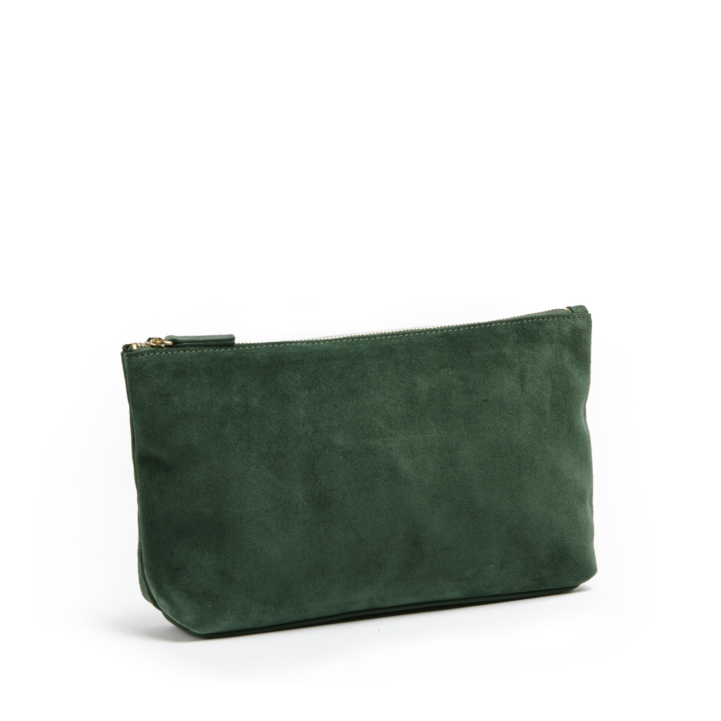 Medium Accessories Pouch | Full grain leather, versatile everyday pouch, Leatherology Juniper Suede