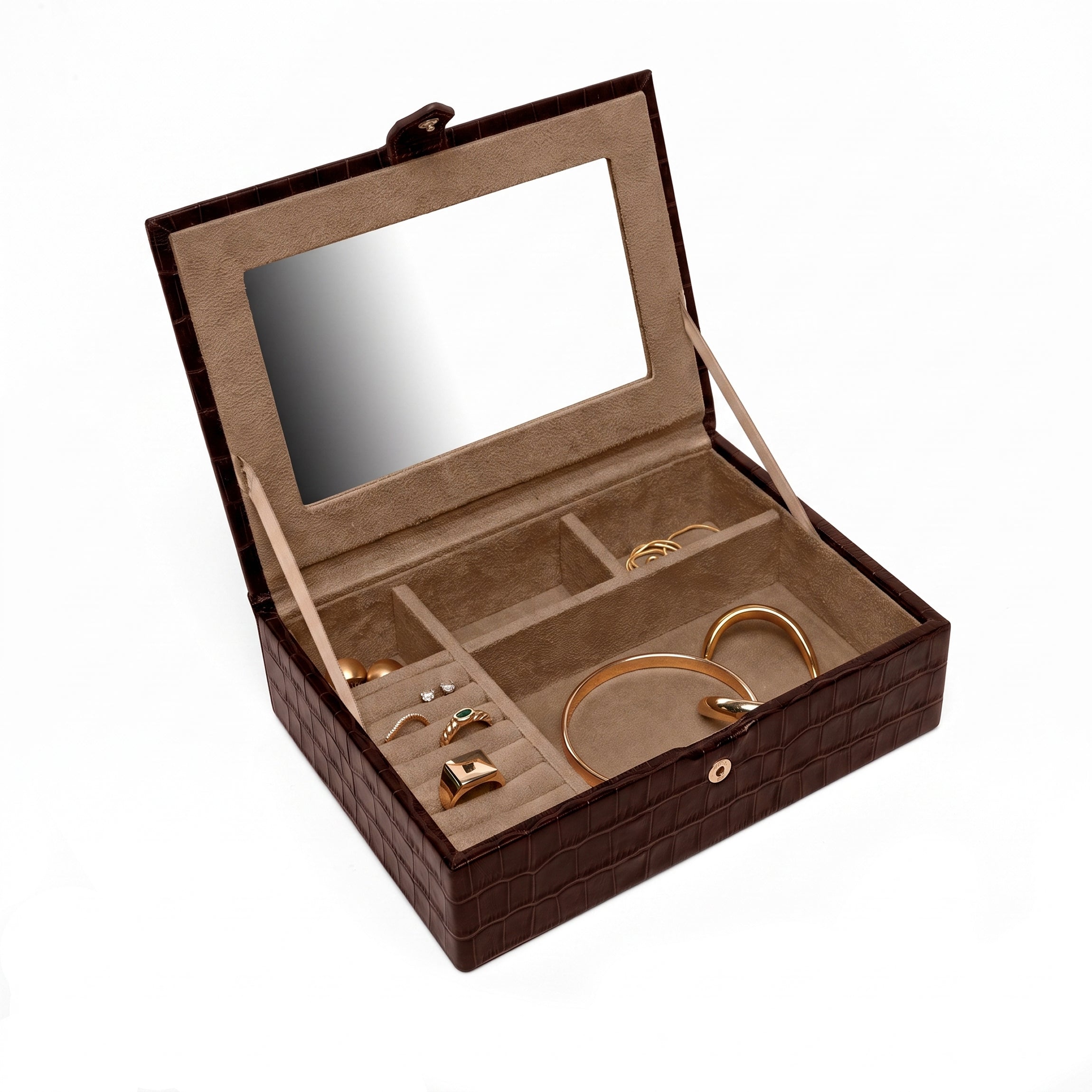 Small Jewelry Box | Travel-size Jewelry Case, Secure Storage