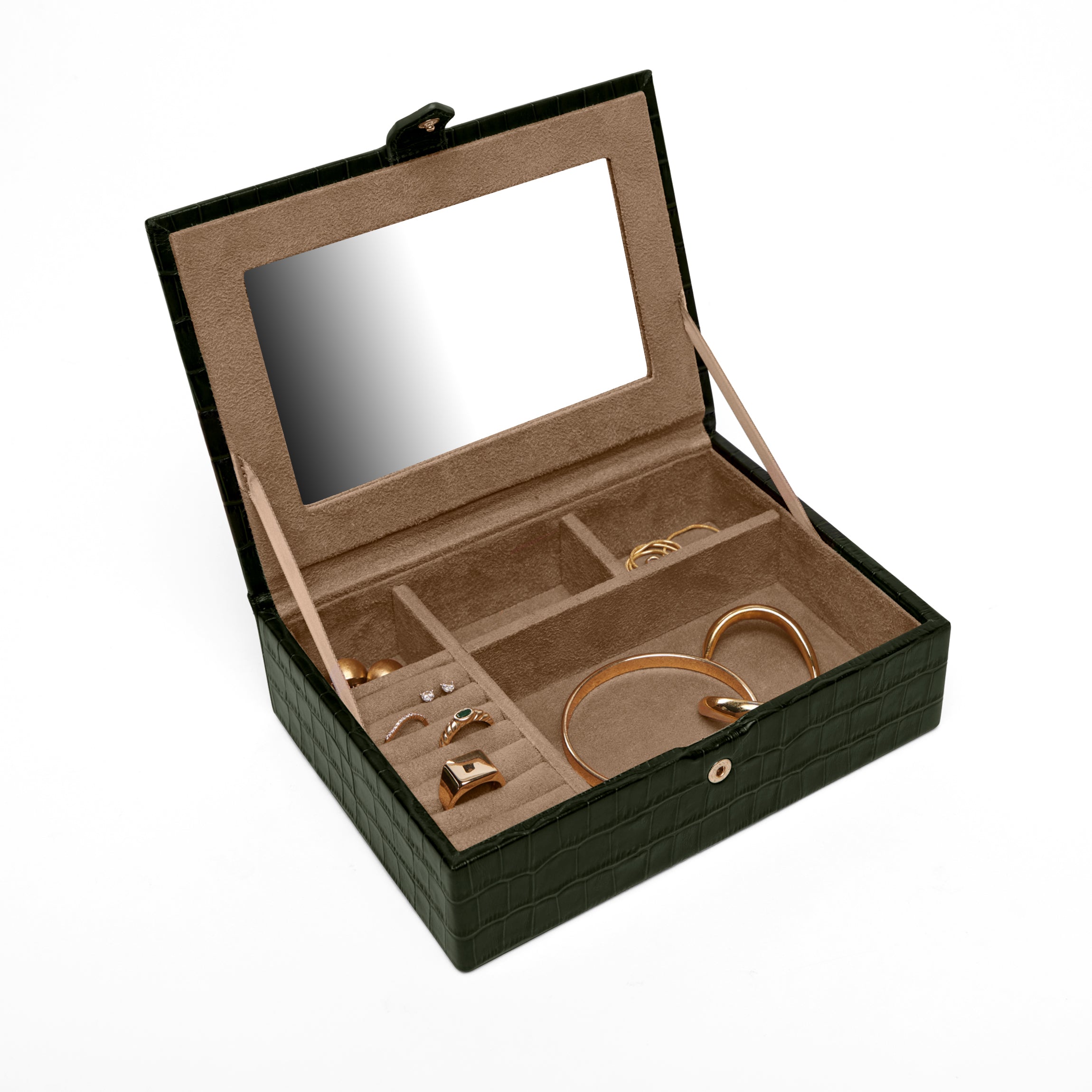 Small Jewelry Box | Travel-size Jewelry Case, Secure Storage