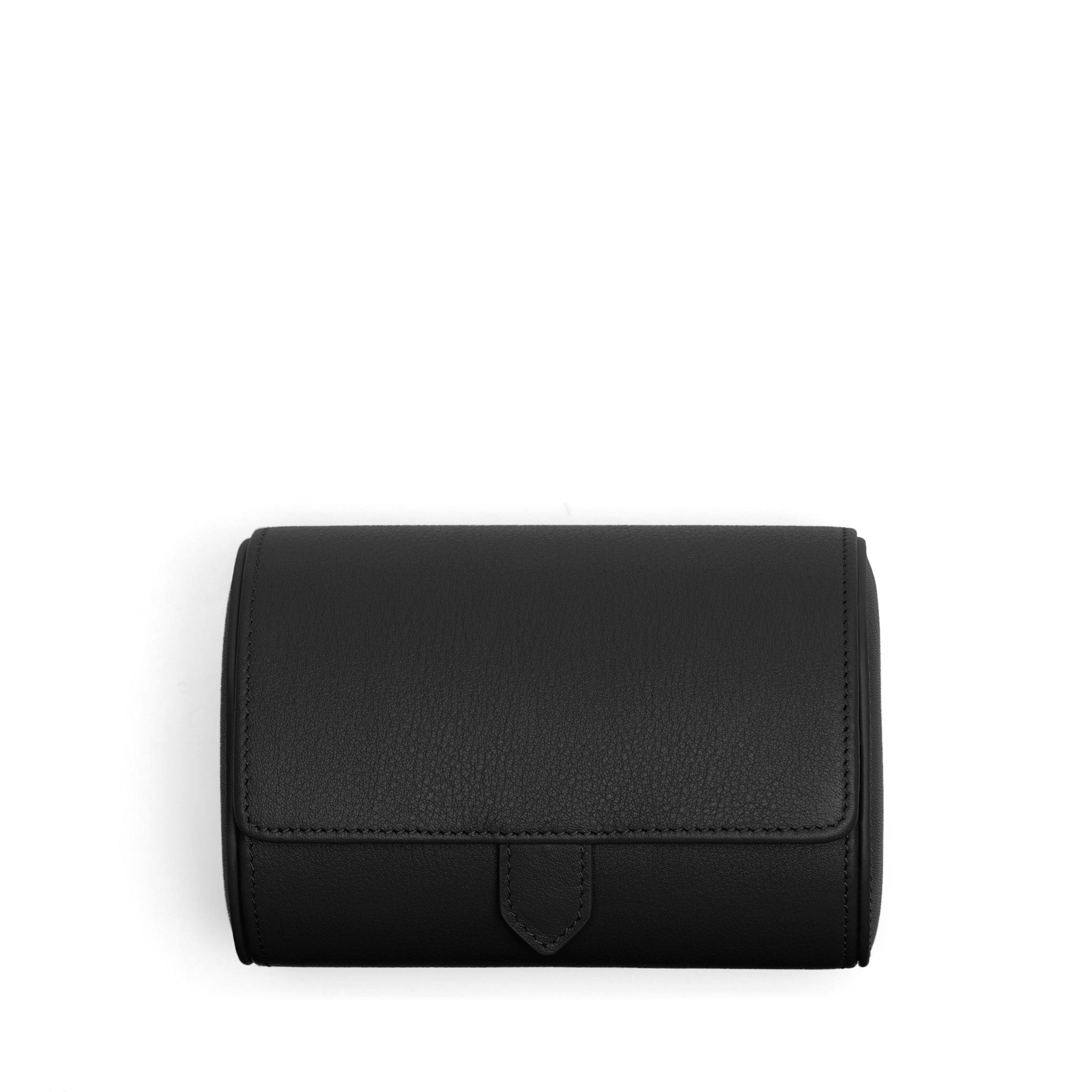 Travel Double Watch Roll | Dual watch storage, leather roll case