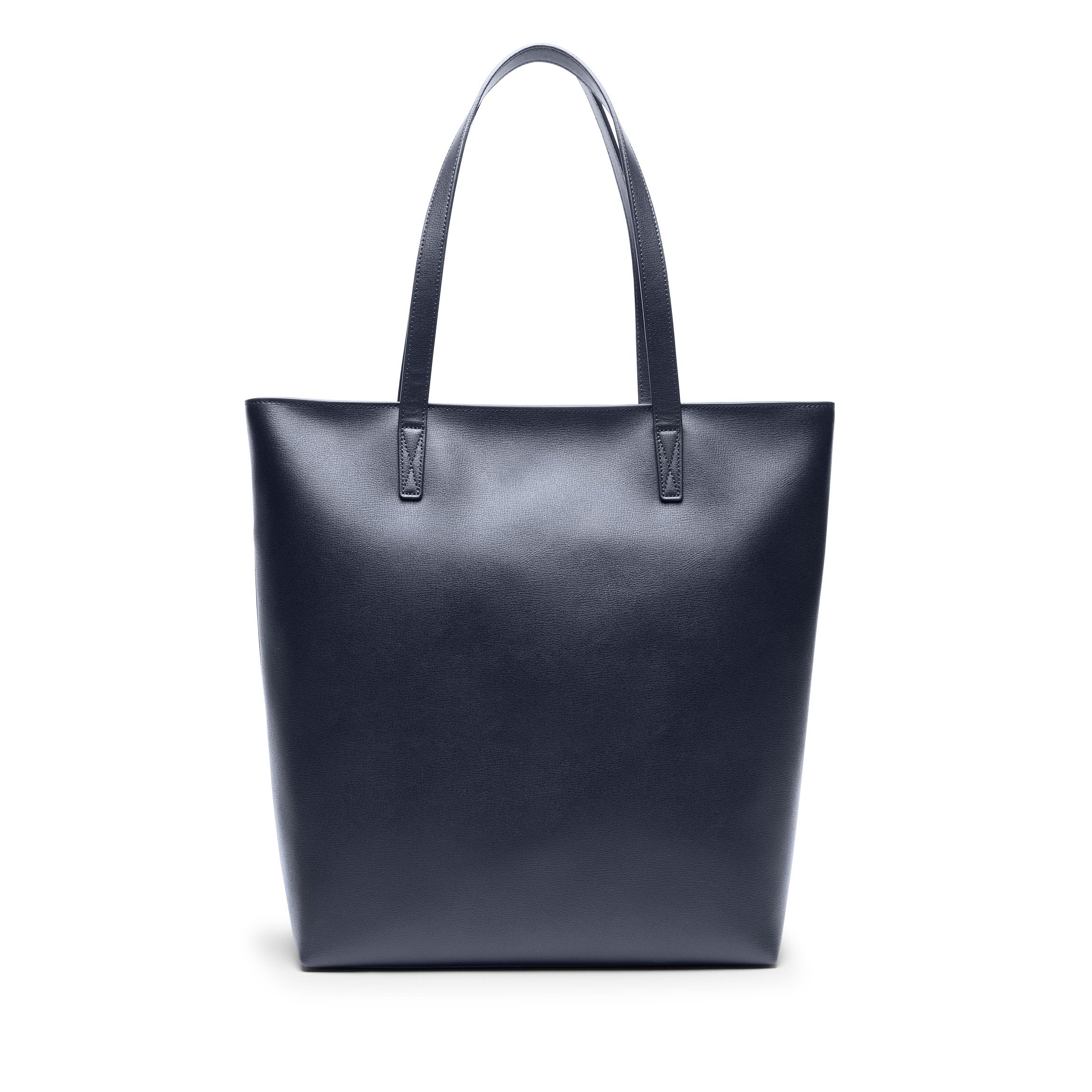 Alex Vertical Work Tote | Full grain leather, sleek and