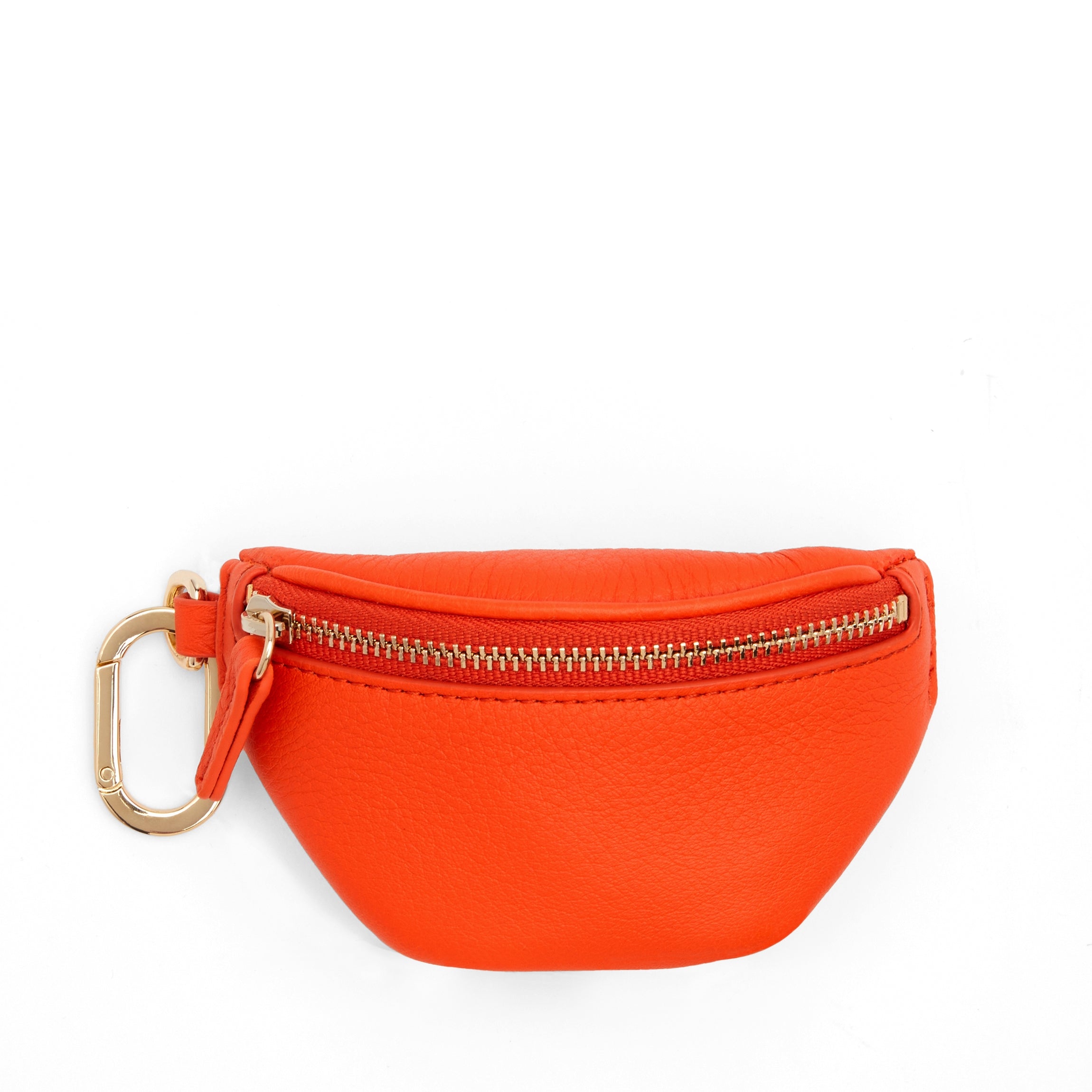 Blake Mini Wrist Pouch | Full Grain Leather Clementine – Leatherology