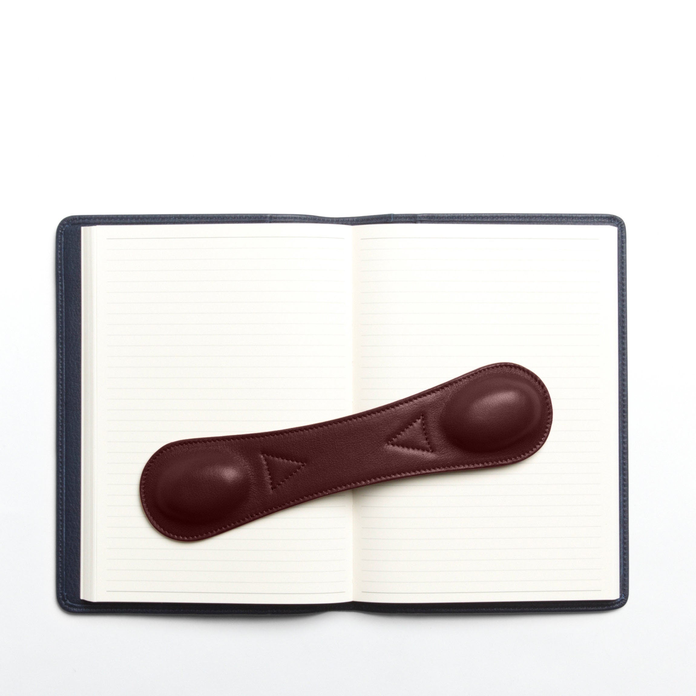 Bookweight | Full grain leather, functional desk accessory