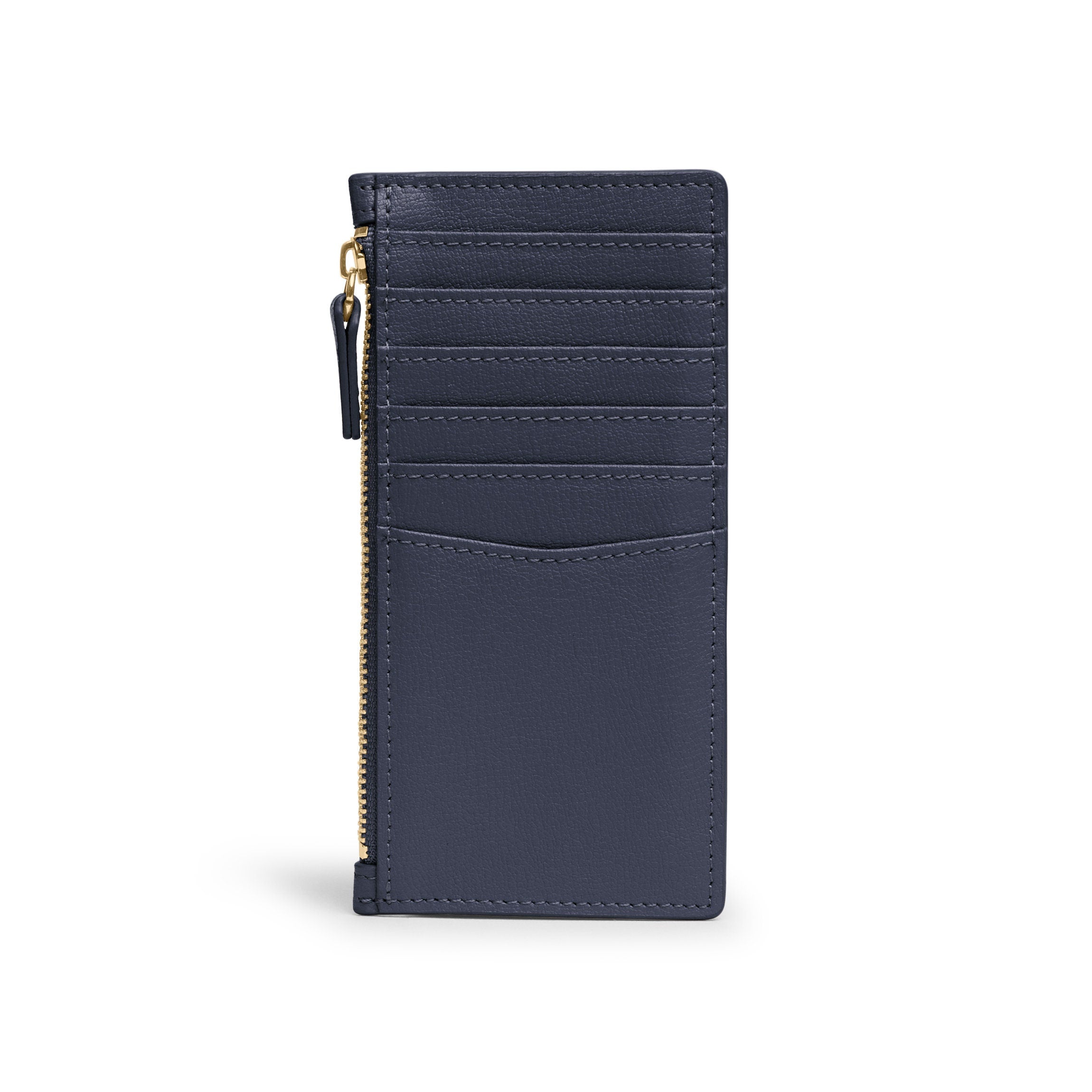 ウォレット Devon Slim Zip Card Case | Full grain leather, compact card