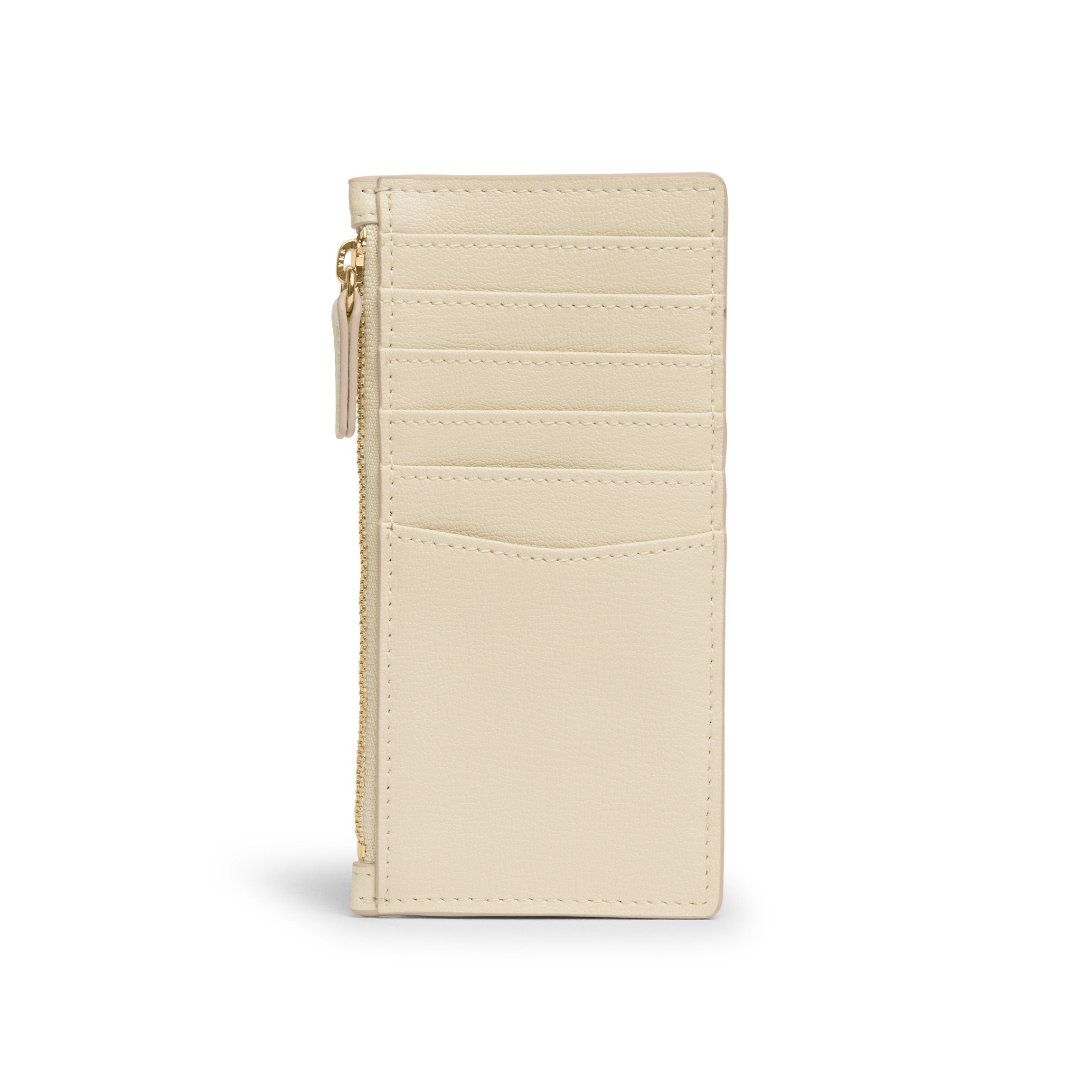 Devon Slim Zip Card Case | Full grain leather, compact card