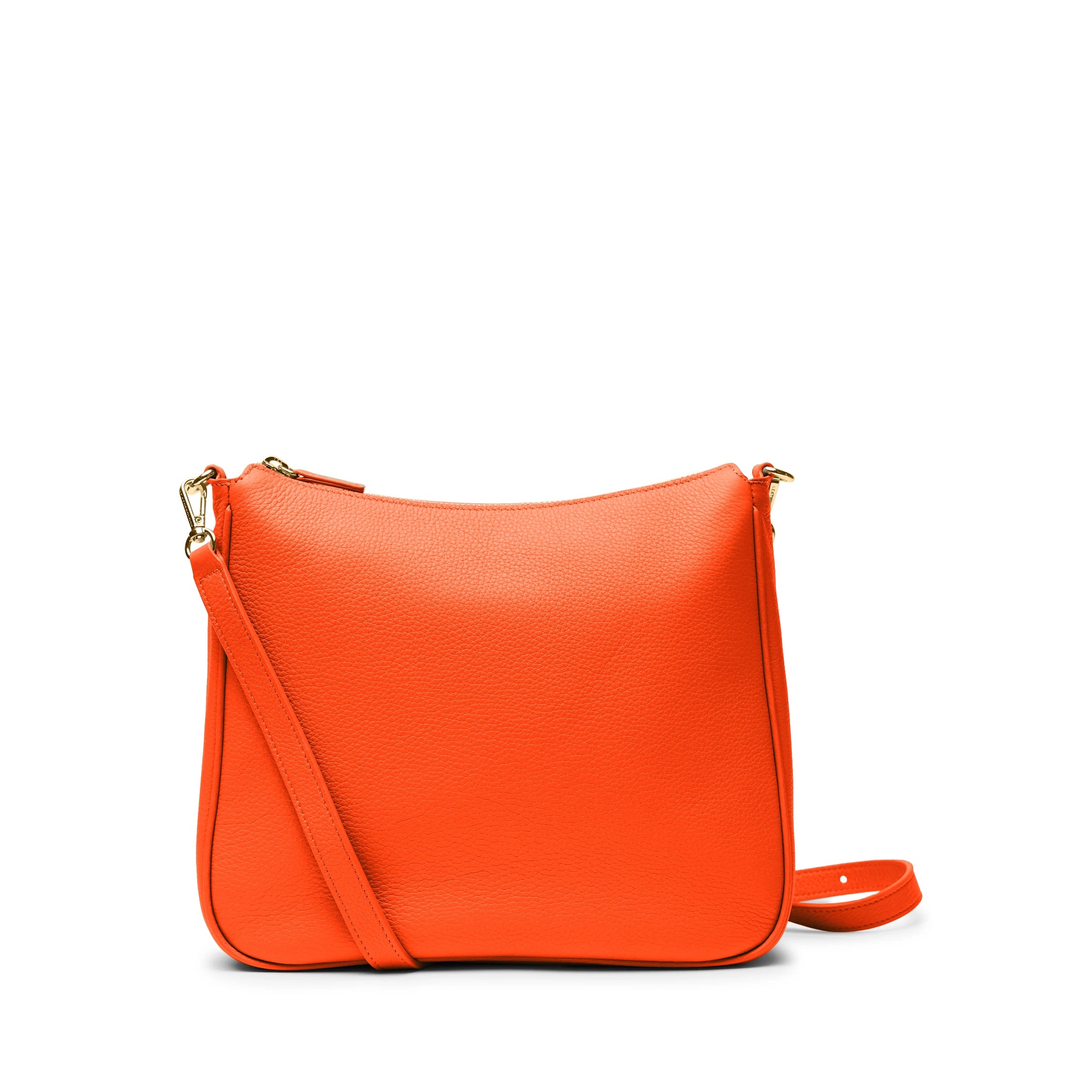 Greta Chain Medium Crossbody | Full grain leather, chic and