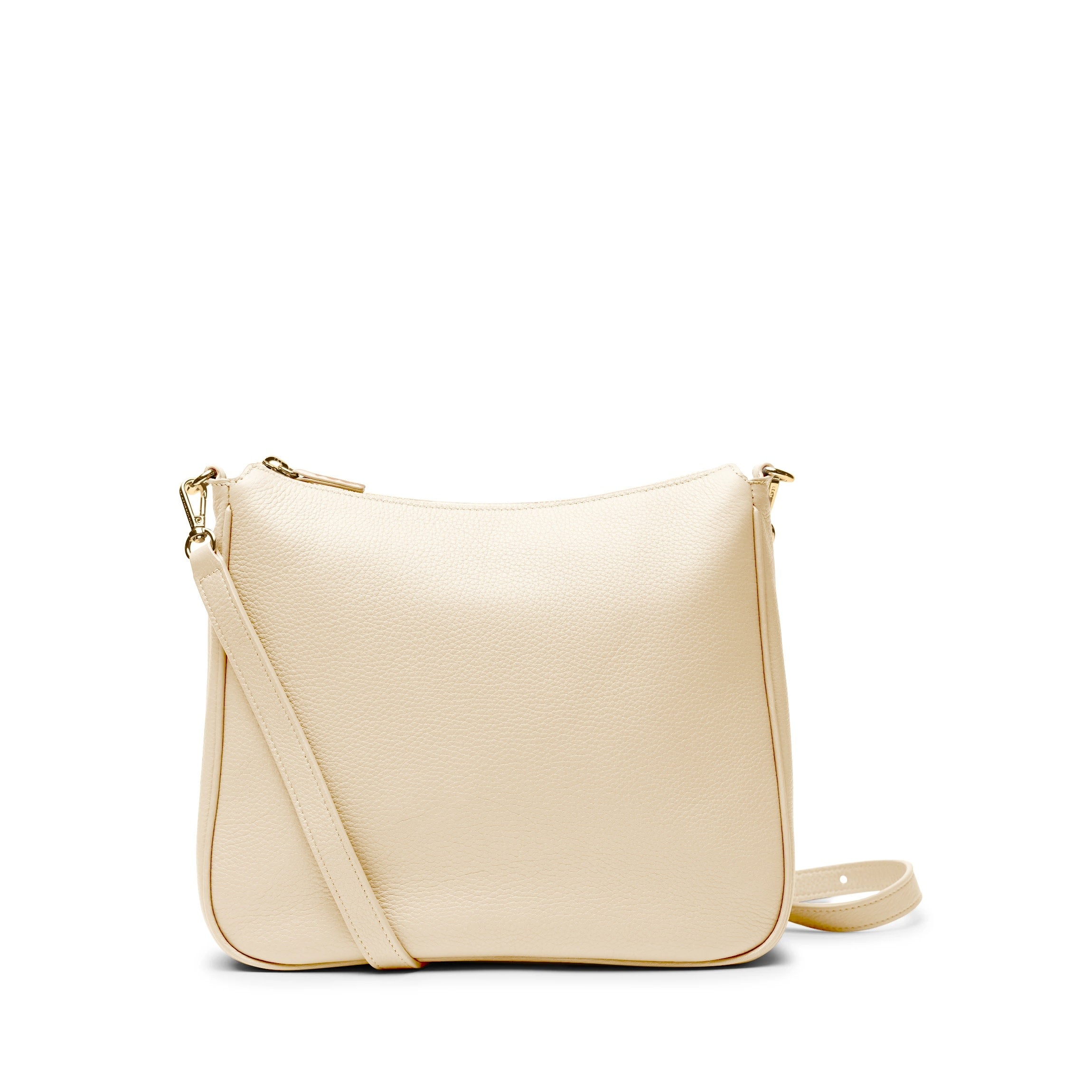 Greta Chain Medium Crossbody - Monogrammed, Everyday bag, Interior and exterior pockets - Sand