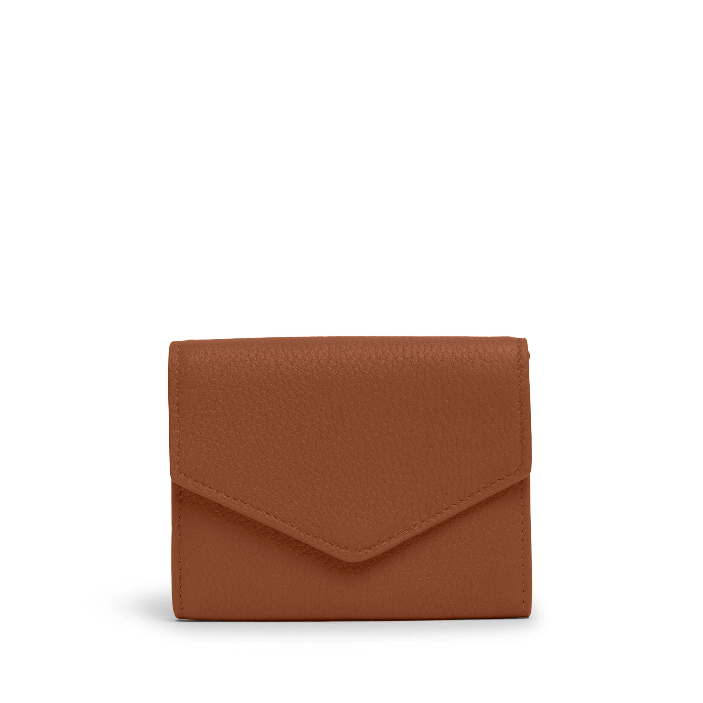 小物 DIESEL Compact Wallet Brown Leather Haven Compact Wallet | Full grain leather, everyday women's wallet