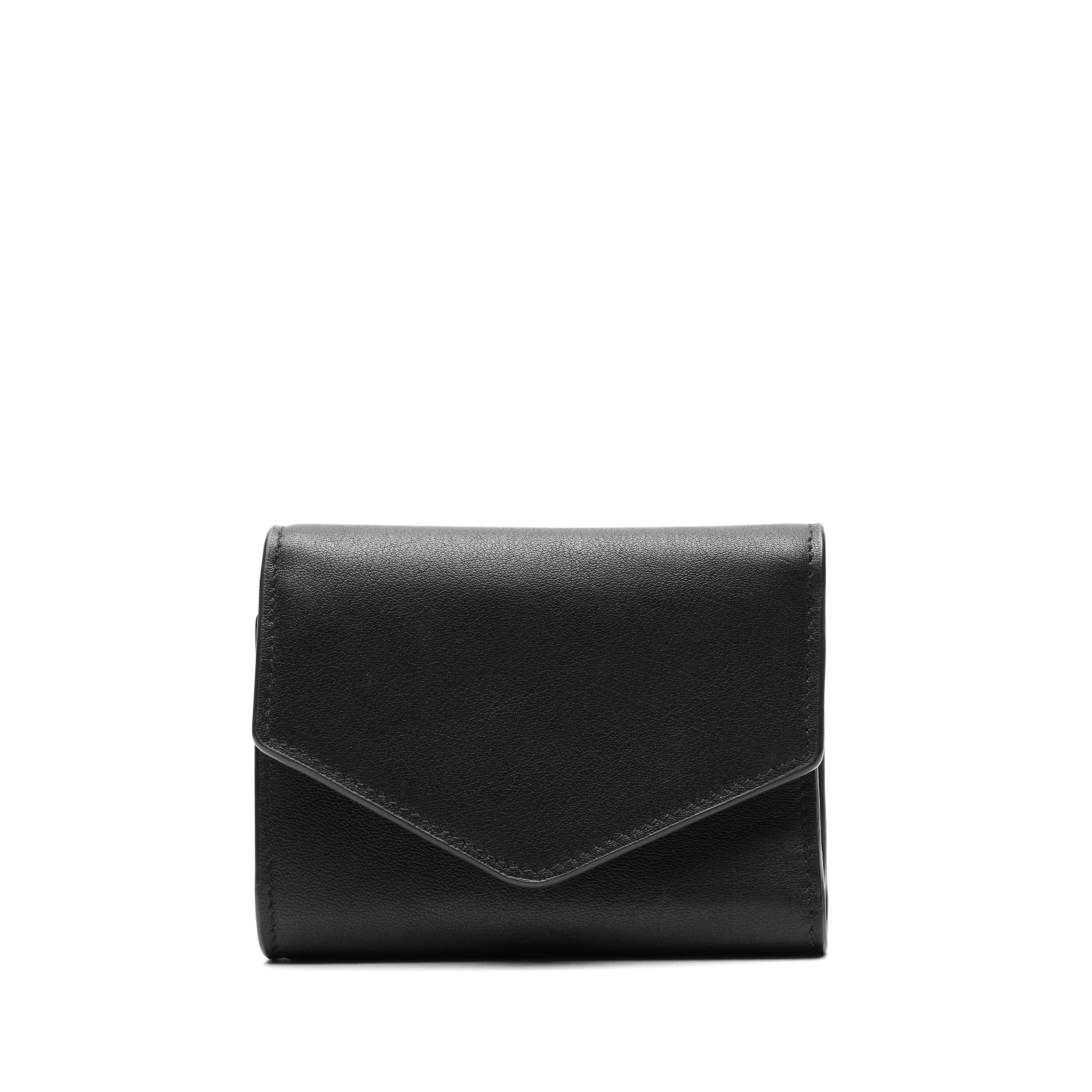 TEN×HOS WALLET BLACK Haven Trifold Wallet | Full grain leather, compact organization
