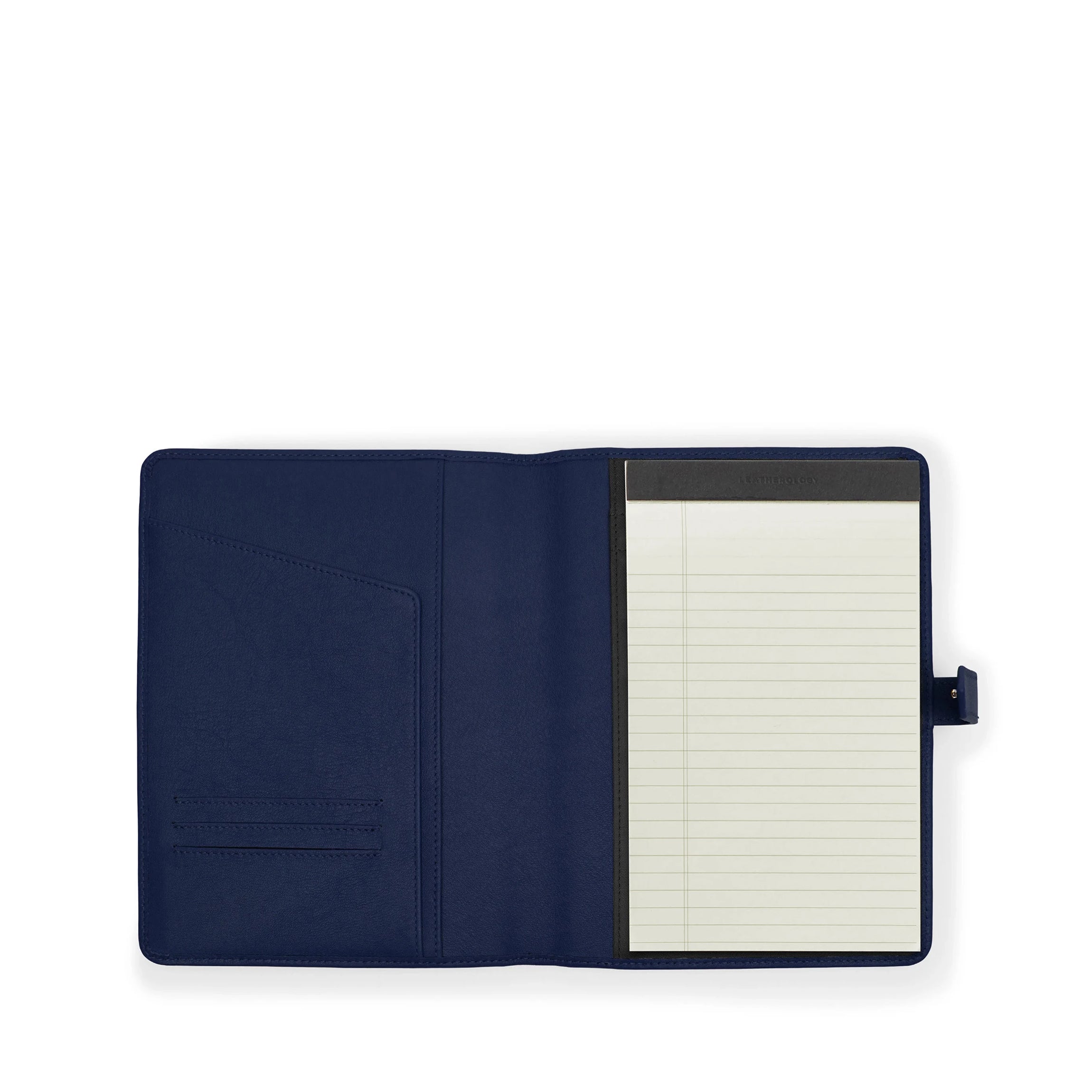 メモ帳 A5 Junior Snap Padfolio | Full grain leather, compact productivity