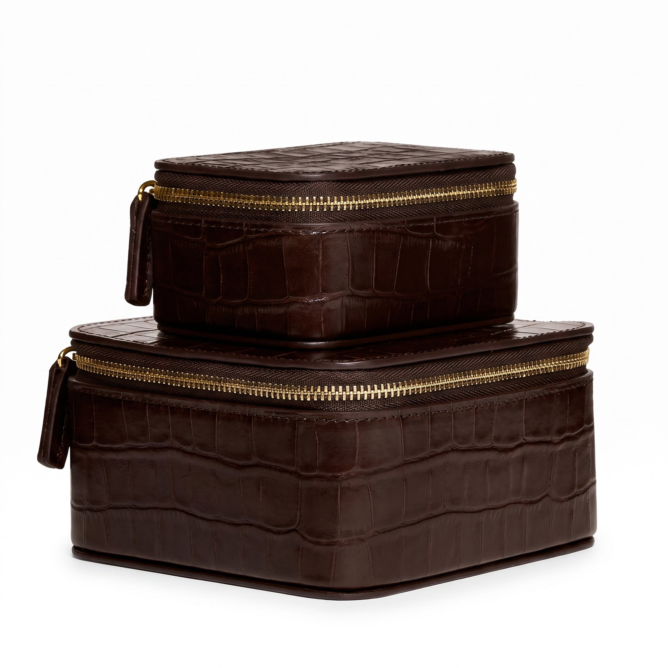 Jewelry Organizer Set | Full Grain Leather, Complete Jewelry