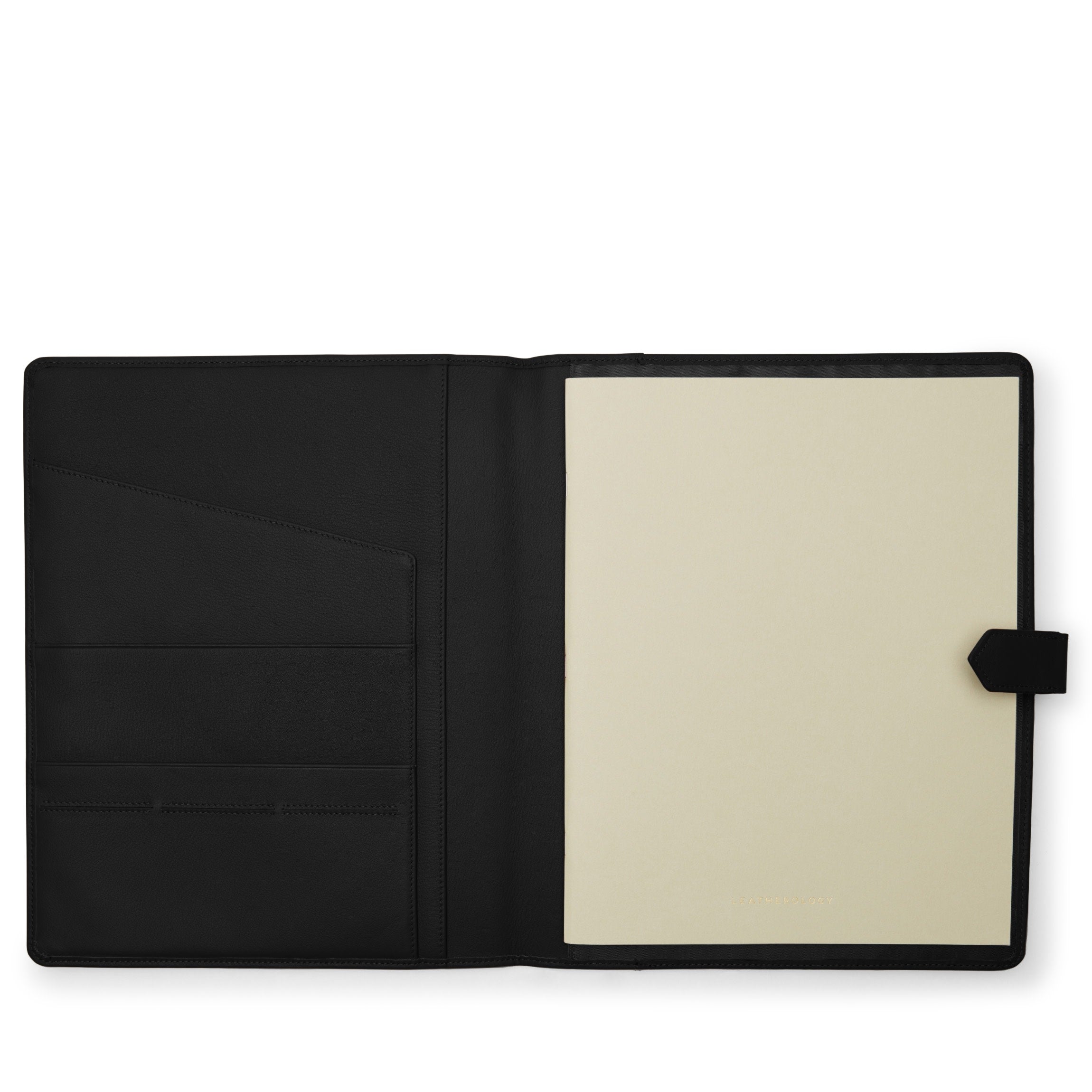 Letter Snap Bound Journal | Full Grain Leather, Refined Writing