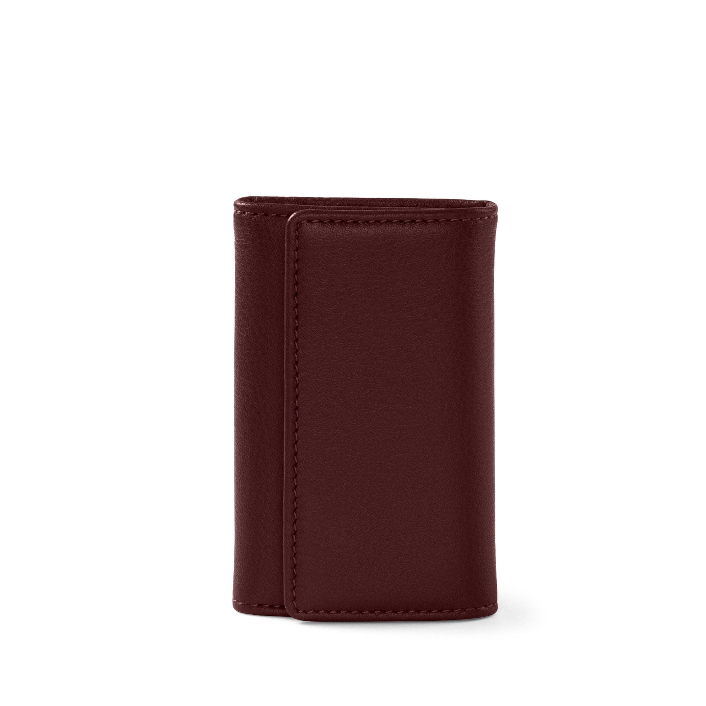 【チャオズ】≪BURGUNDY≫ HAND-DYED KEY CASE Porsche Classic Leather Key Pouch in Burgundy | PORSCHE SHOP