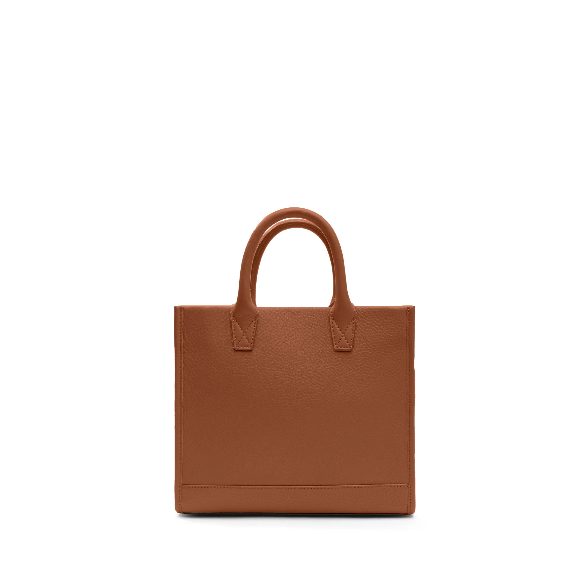 Kress Mini Top Handle Bag | Full grain leather, chic structured