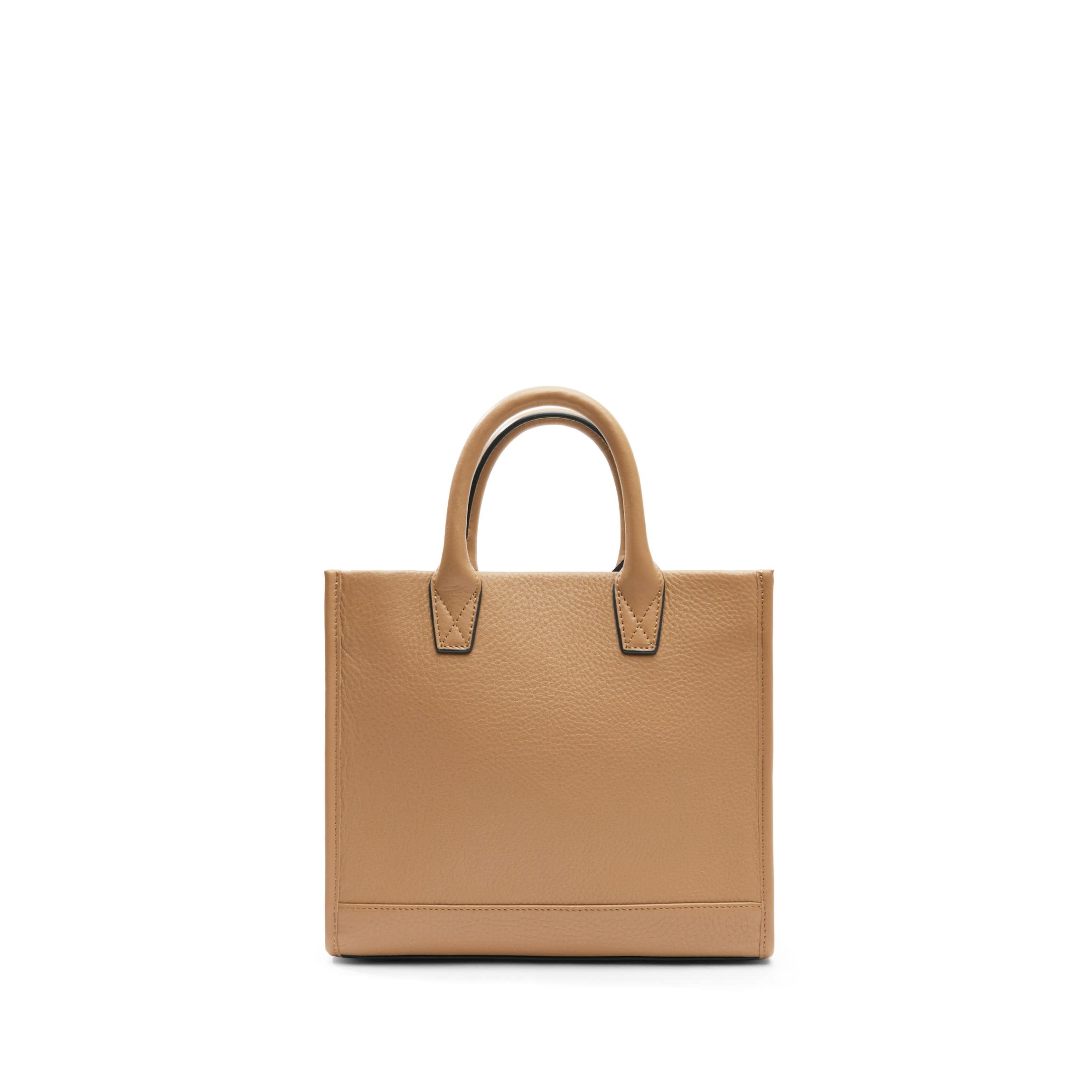 Kress Mini Top Handle Bag | Full grain leather, chic structured