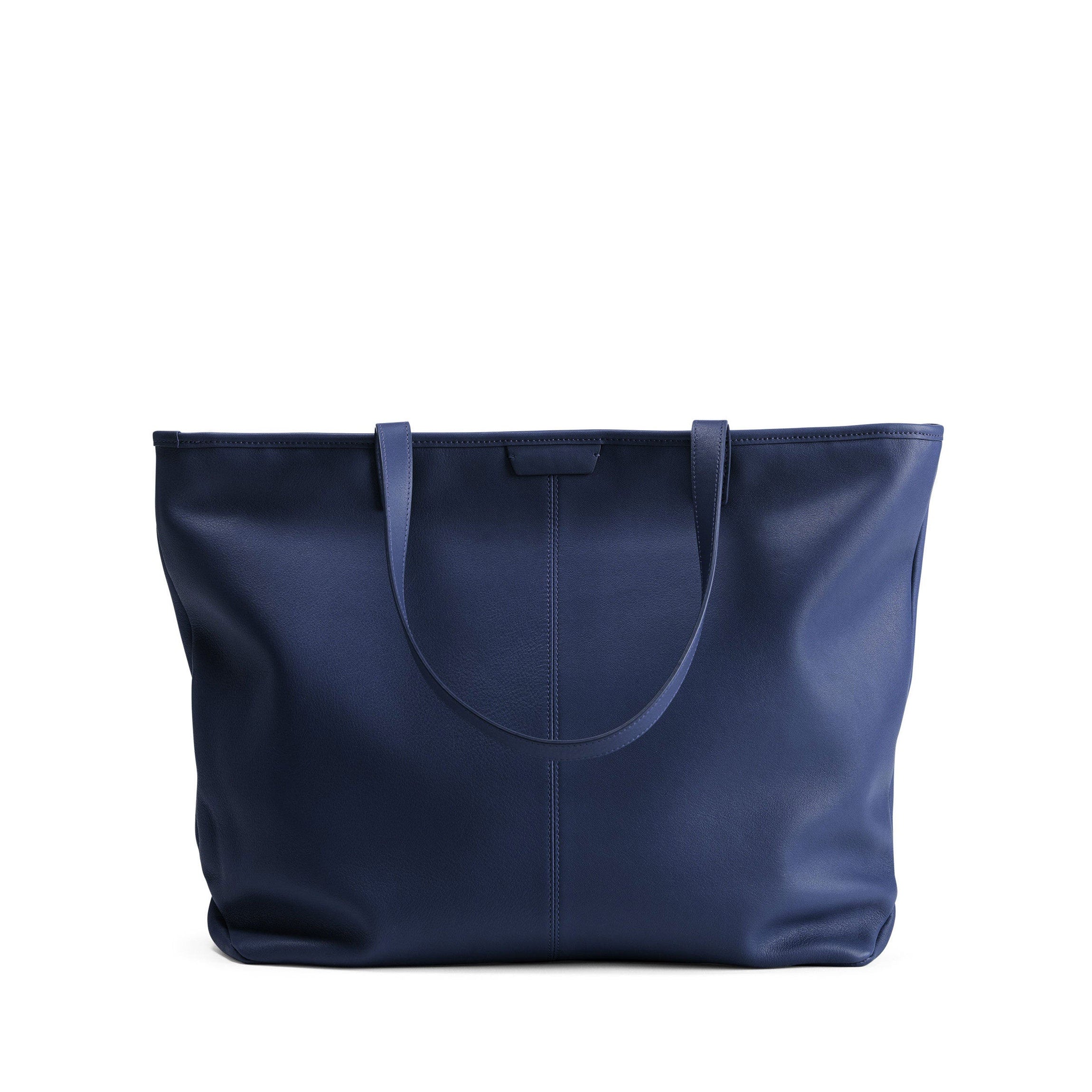 バッグ Workers Leather Handle Tote Bag Navy Handmade Navy Canvas Tote Bag: Large Leather Handle Shopper - Etsy