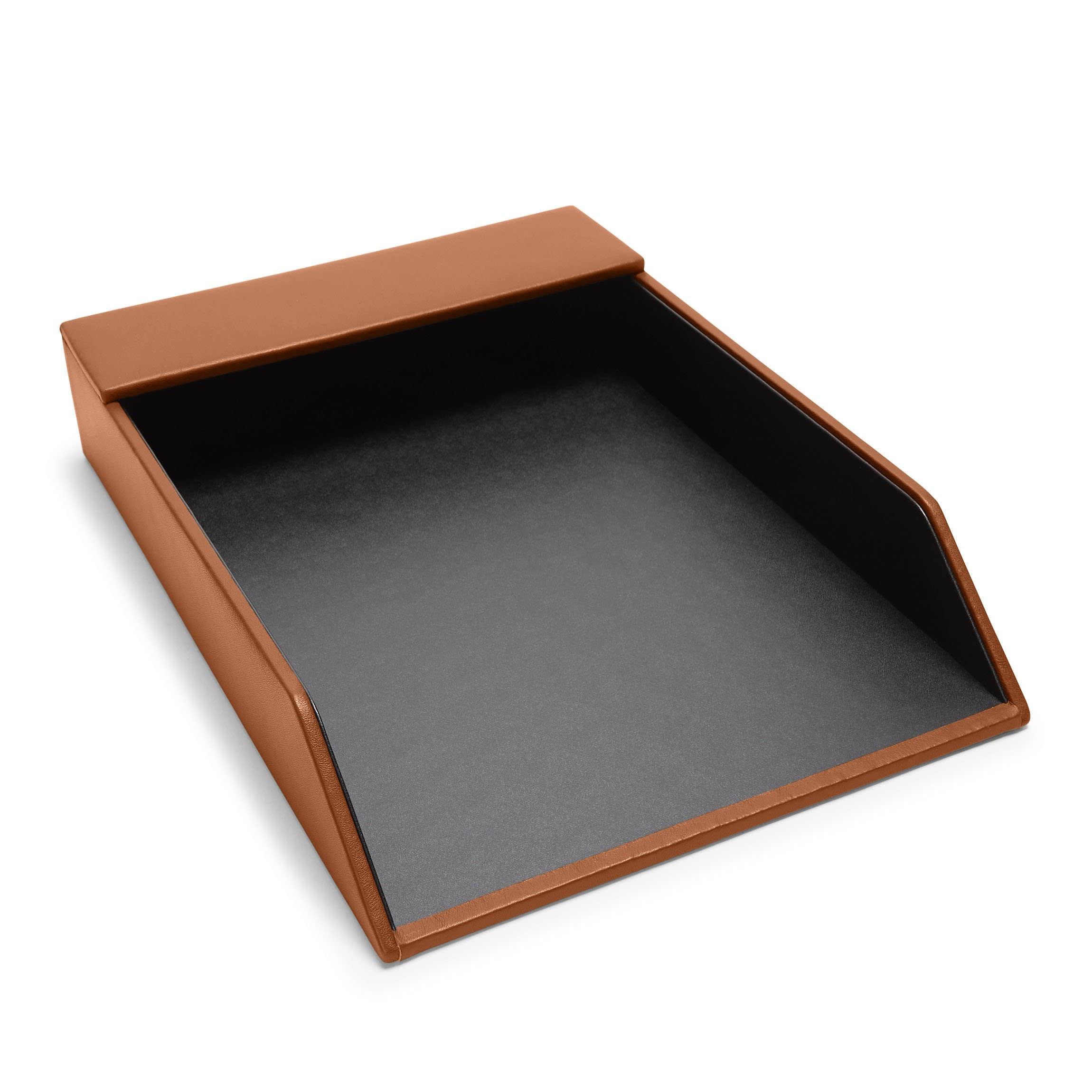 Brunt Letter レッテル　タン Classic Letter Tray | Full grain leather, elegant office