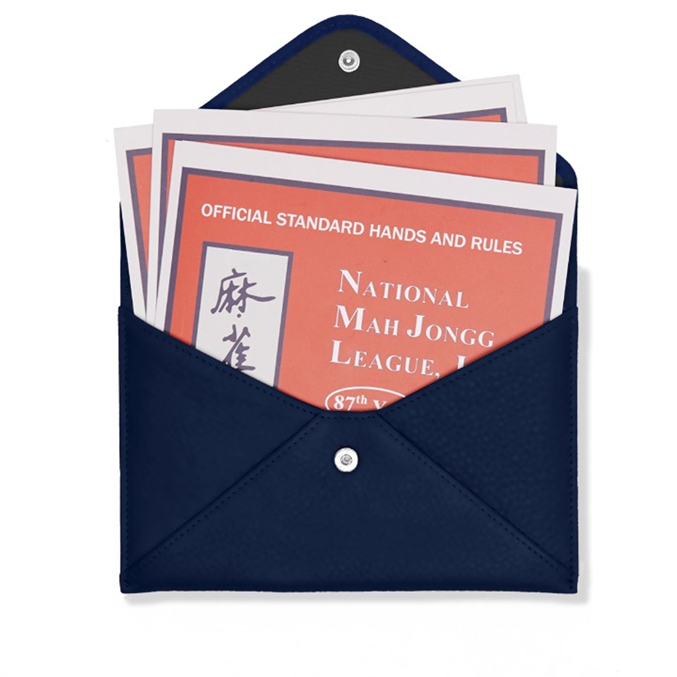 MOUSEジャカード キャミソール　ブルー Mahjong Card Holder Pouch | Slim envelope case, stylish storage