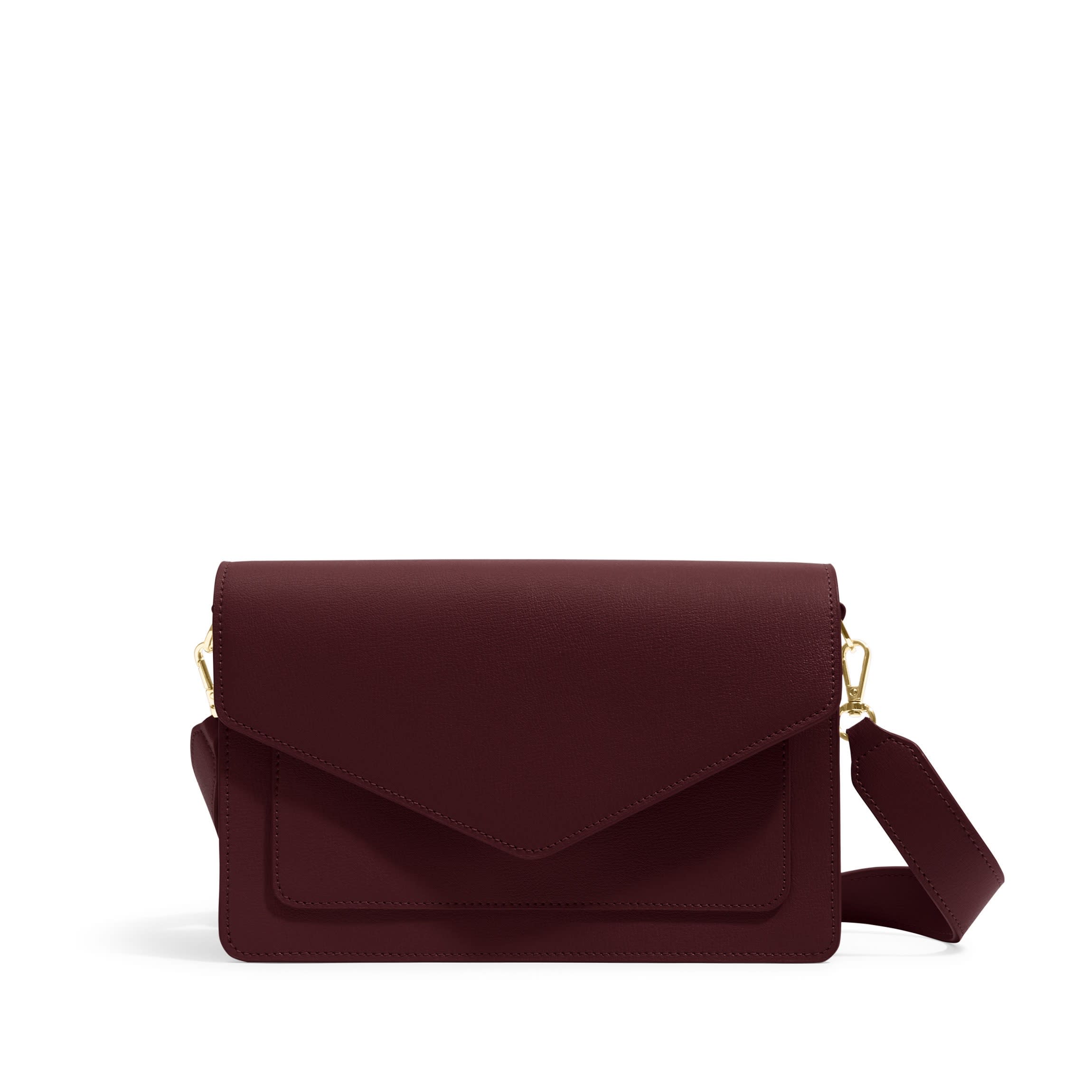 Sleek red soft leather with Durable Fabric and Adjustable Straps VILENCA HOLLAND Genuine Leather Crossbody Sling Bags for  main image 2