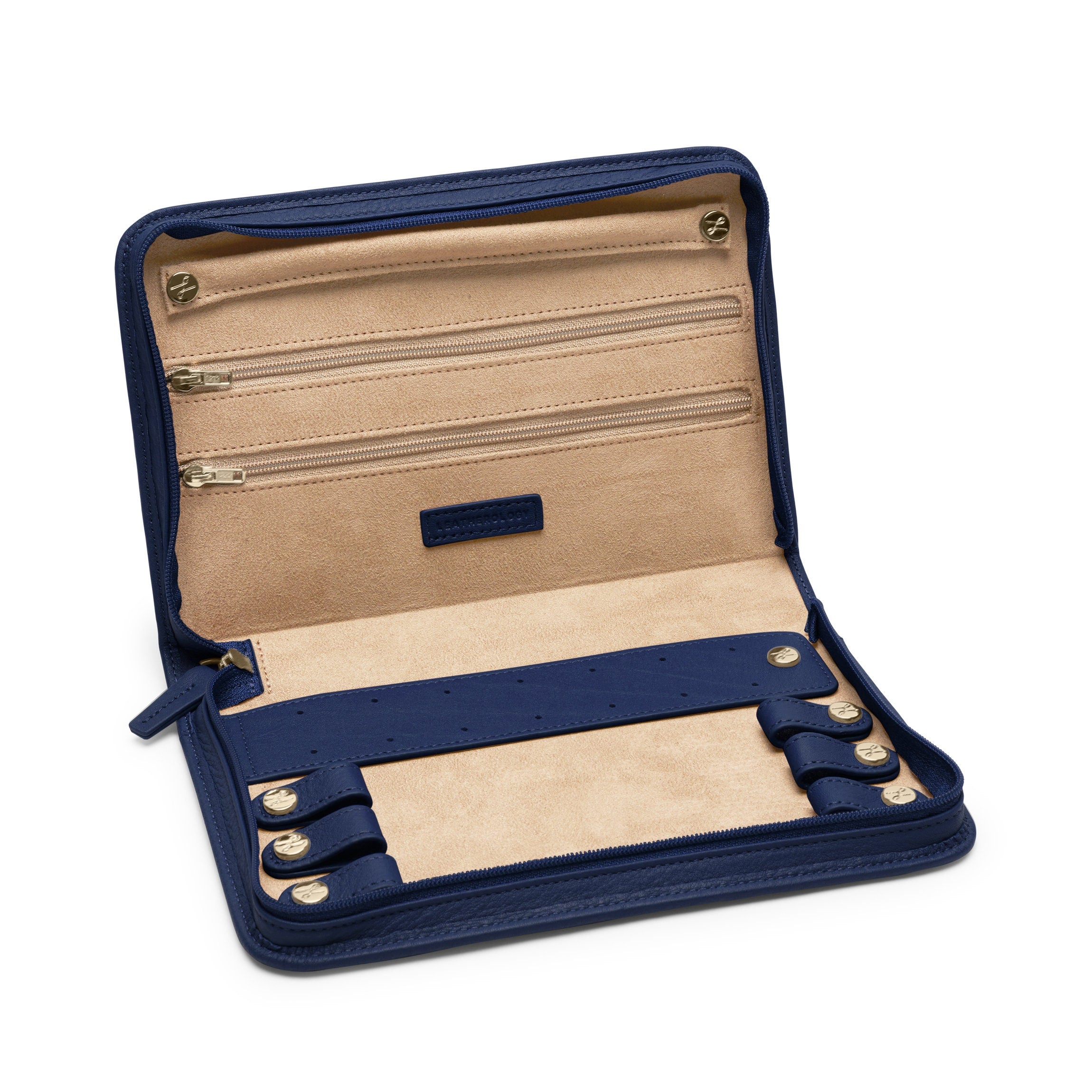 Large Jewelry Case | Full grain leather, secure jewelry