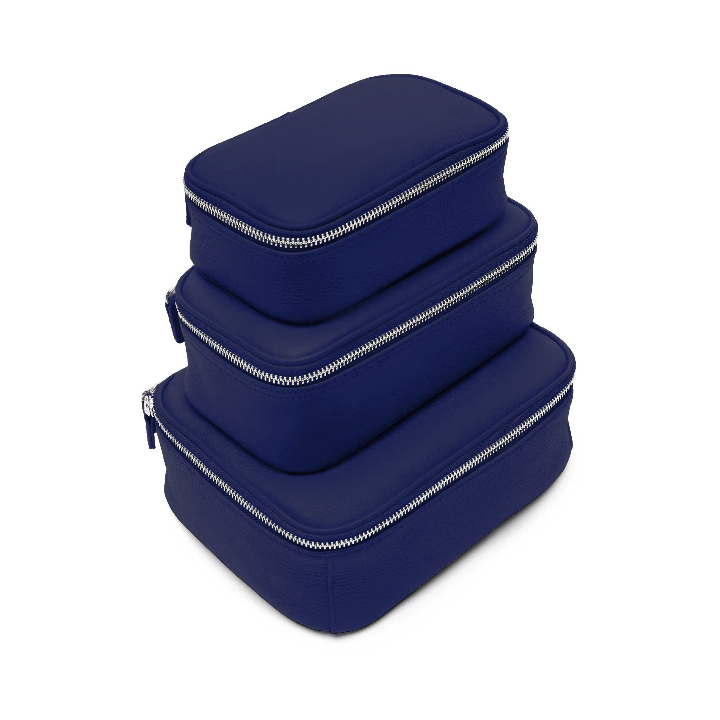 Nested Travel Organizer Trio | Full Grain Leather, Versatile