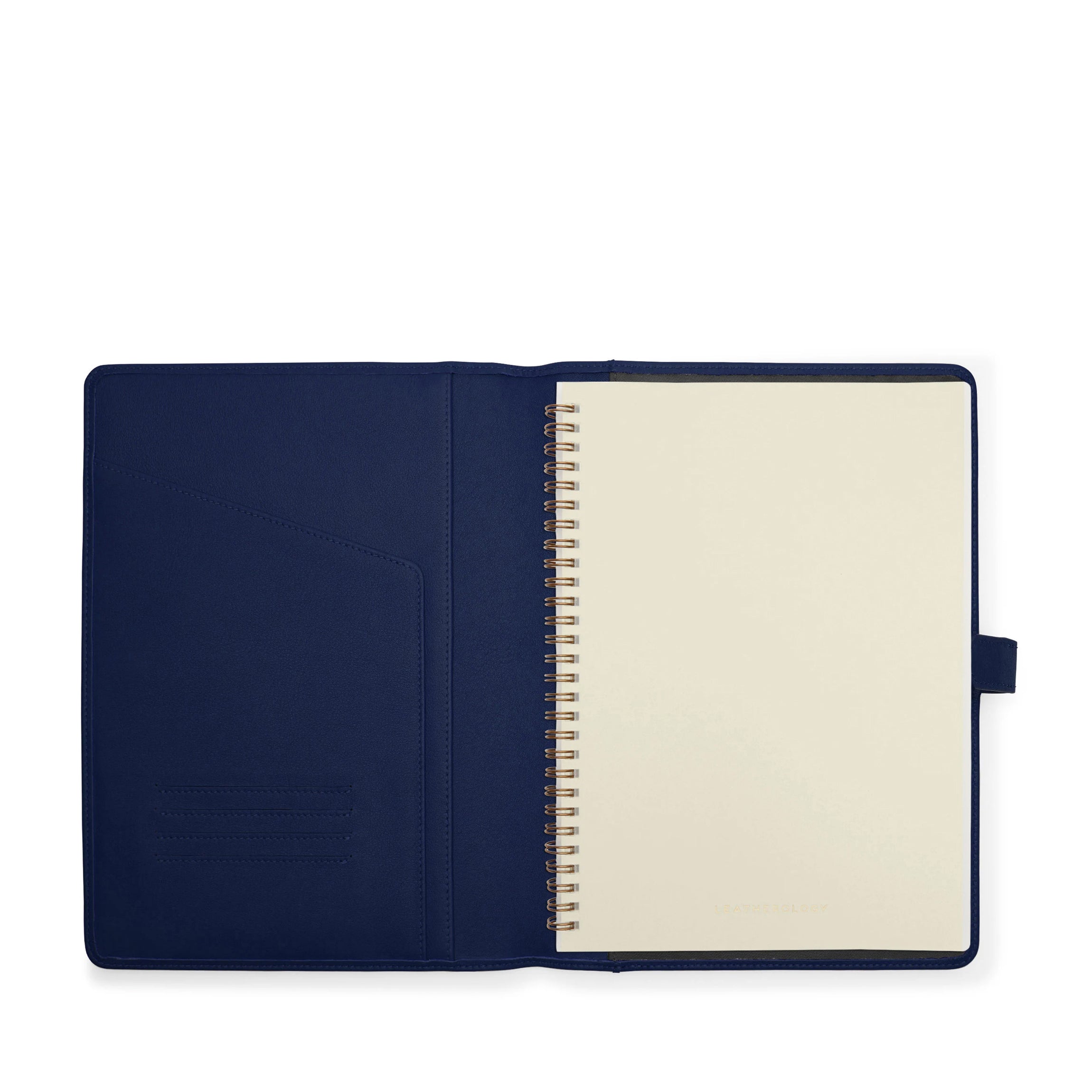 B5 Composition Snap Spiral Journal | Full Grain Leather