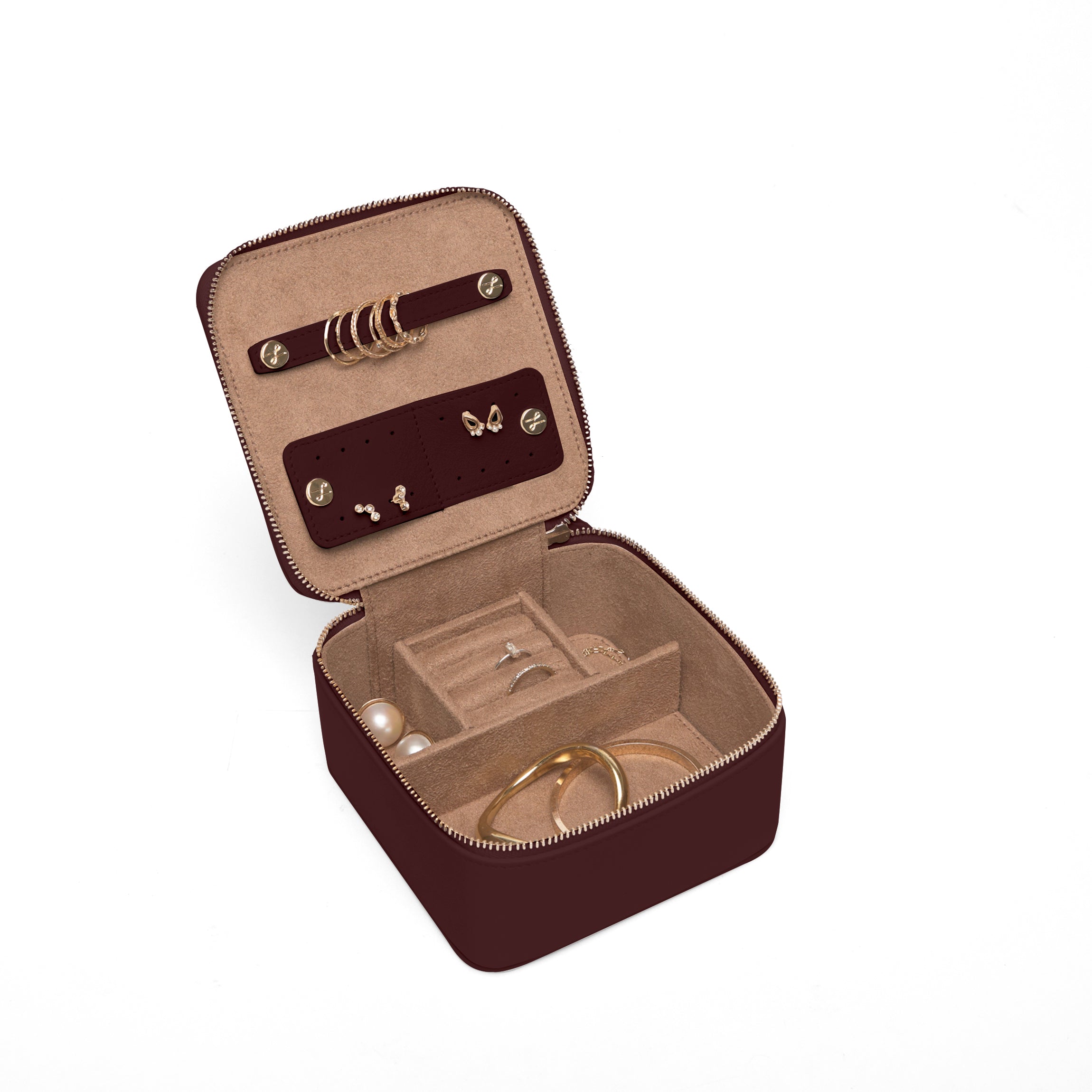 Medium Jewelry Ring Box | Secure Travel Ring Case, Compact Luxury Medium Jewelry Ring Box | Secure Travel Ring Case, Compact Luxury