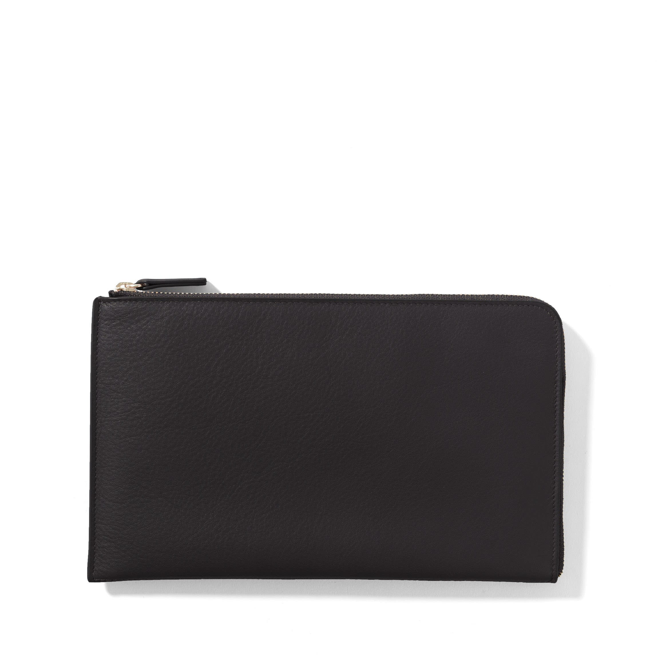 Women's Duo Zip Wallet in Cappuccino | Pebbled Leather Women's Duo Zip Wallet in Cappuccino | Pebbled Leather