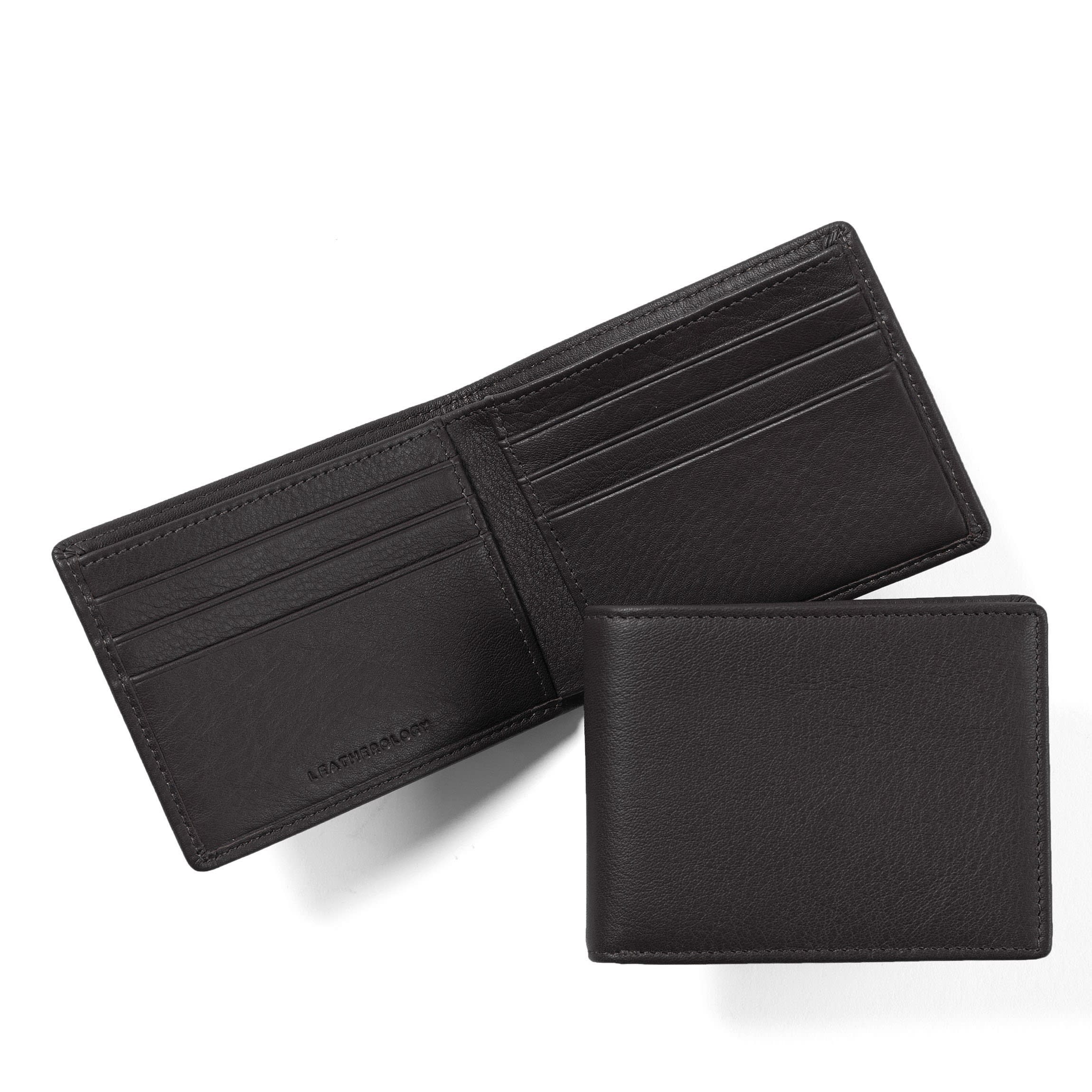 Leather Wallet Expandable Card Case Front Pocket Thin Slim ID Window Credit Card | UK Leather Wallet Expandable Card Case Front Pocket Thin Slim ID Window Credit Card | UK