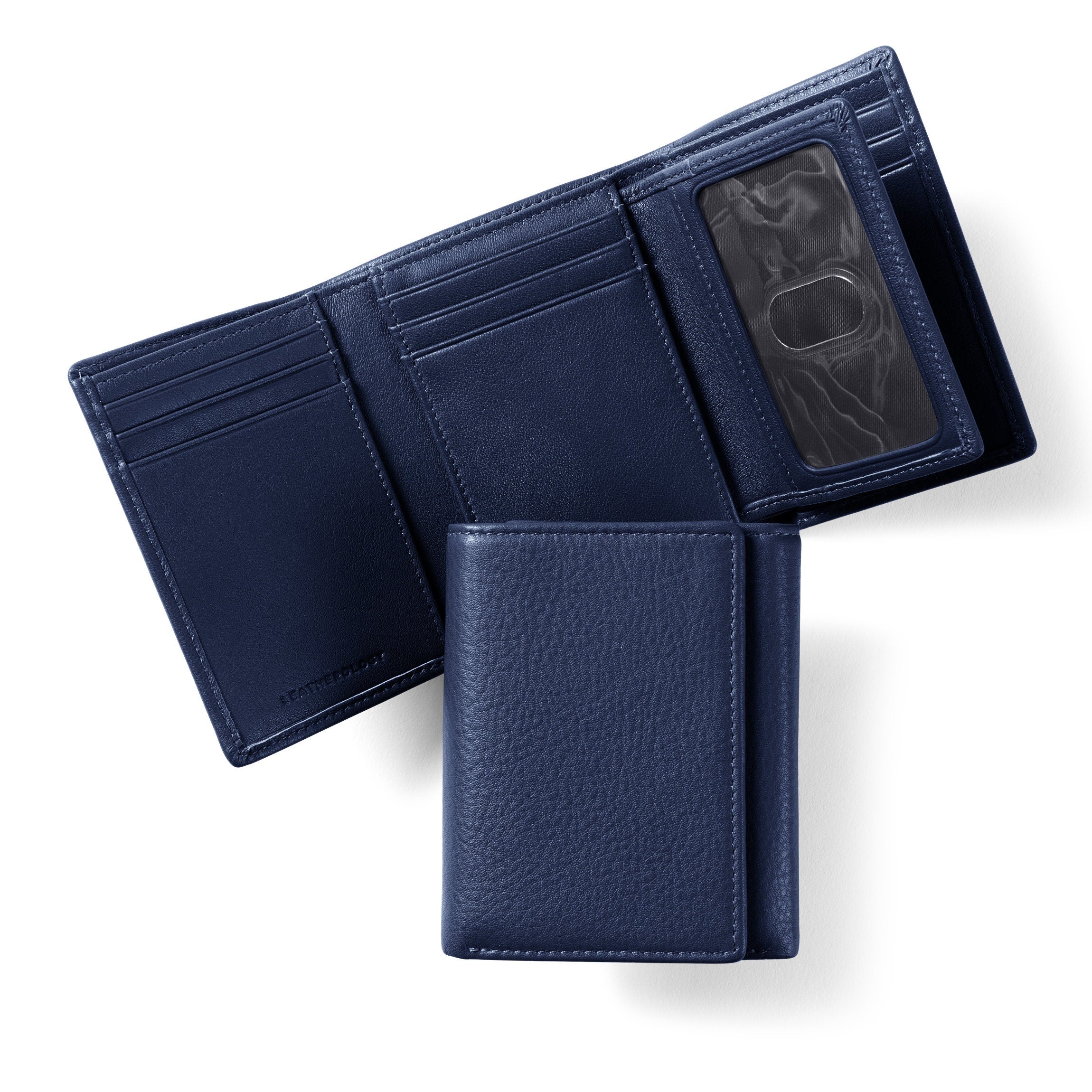 Trifold with Card Wallet | Full grain leather, versatile and