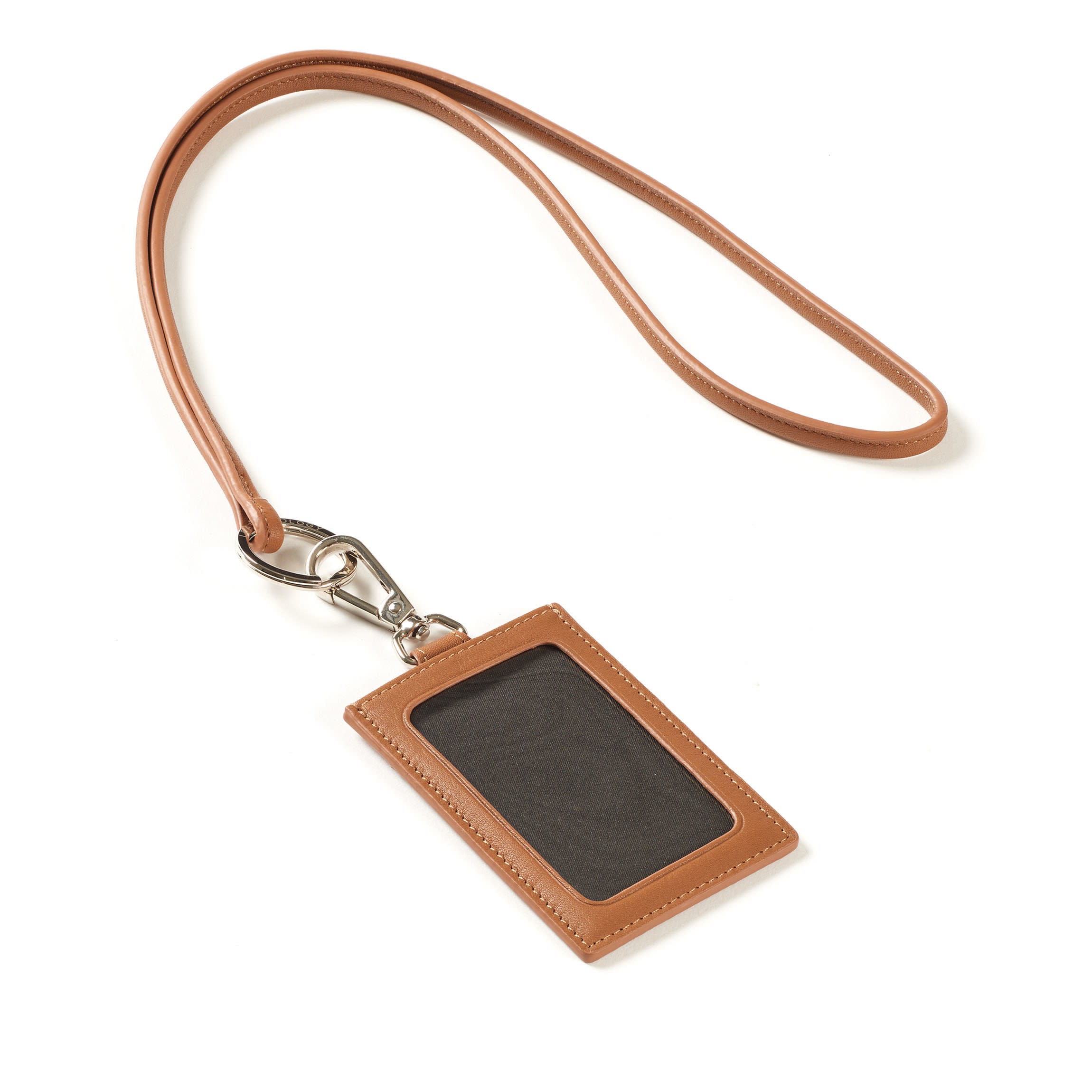 ID-kaart badgehouder Lanyard, premium echt leer gemaakt, zware nekband ID-kaart badgehouder Lanyard, premium echt leer gemaakt, zware nekband