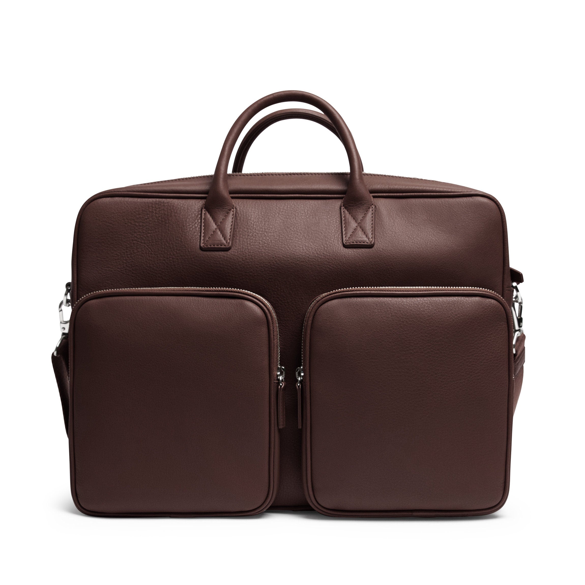 Warren Large Brief Bag | Full grain leather, spacious business