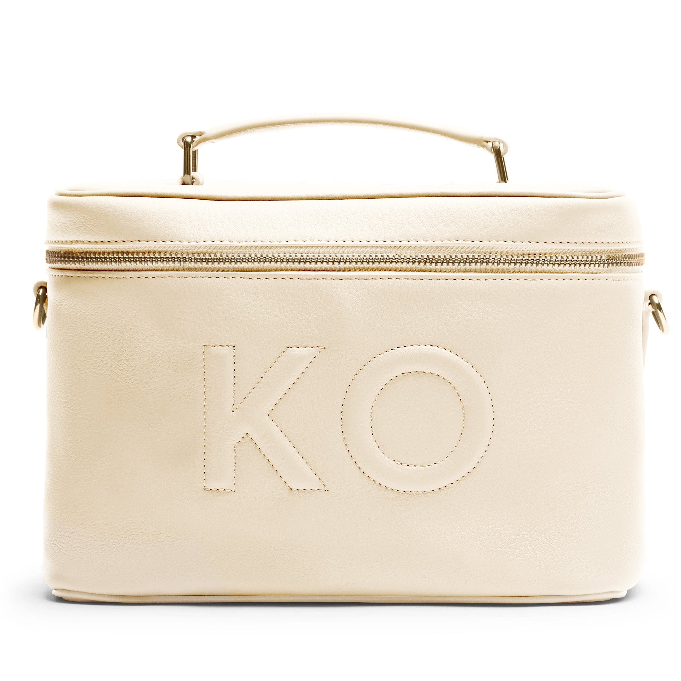 XL Train Case Full grain leather, spacious travel storage