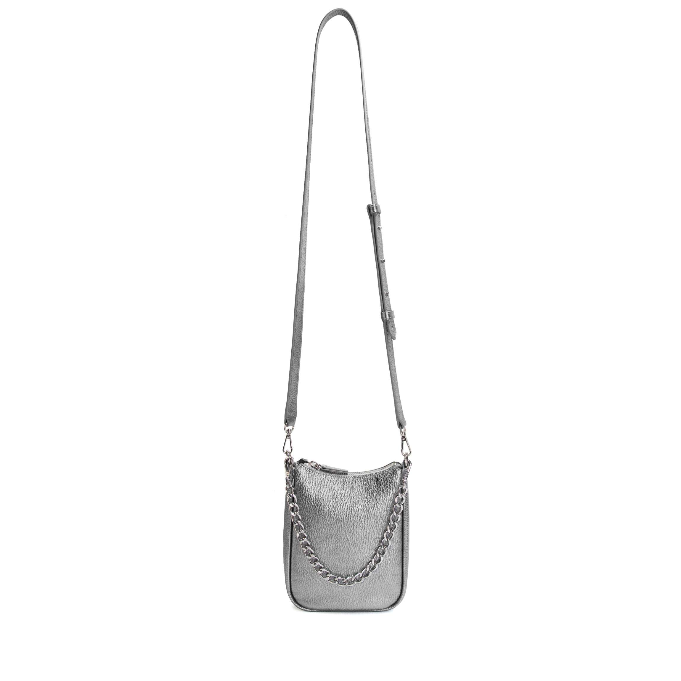 Greta Chain Vertical Sling | Full grain leather, modern