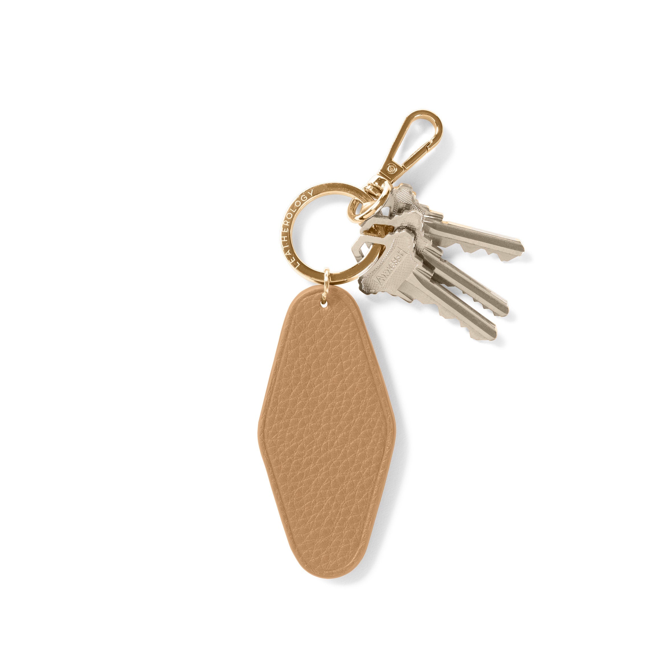 Hotel Keychain | Full grain leather, vintage-inspired