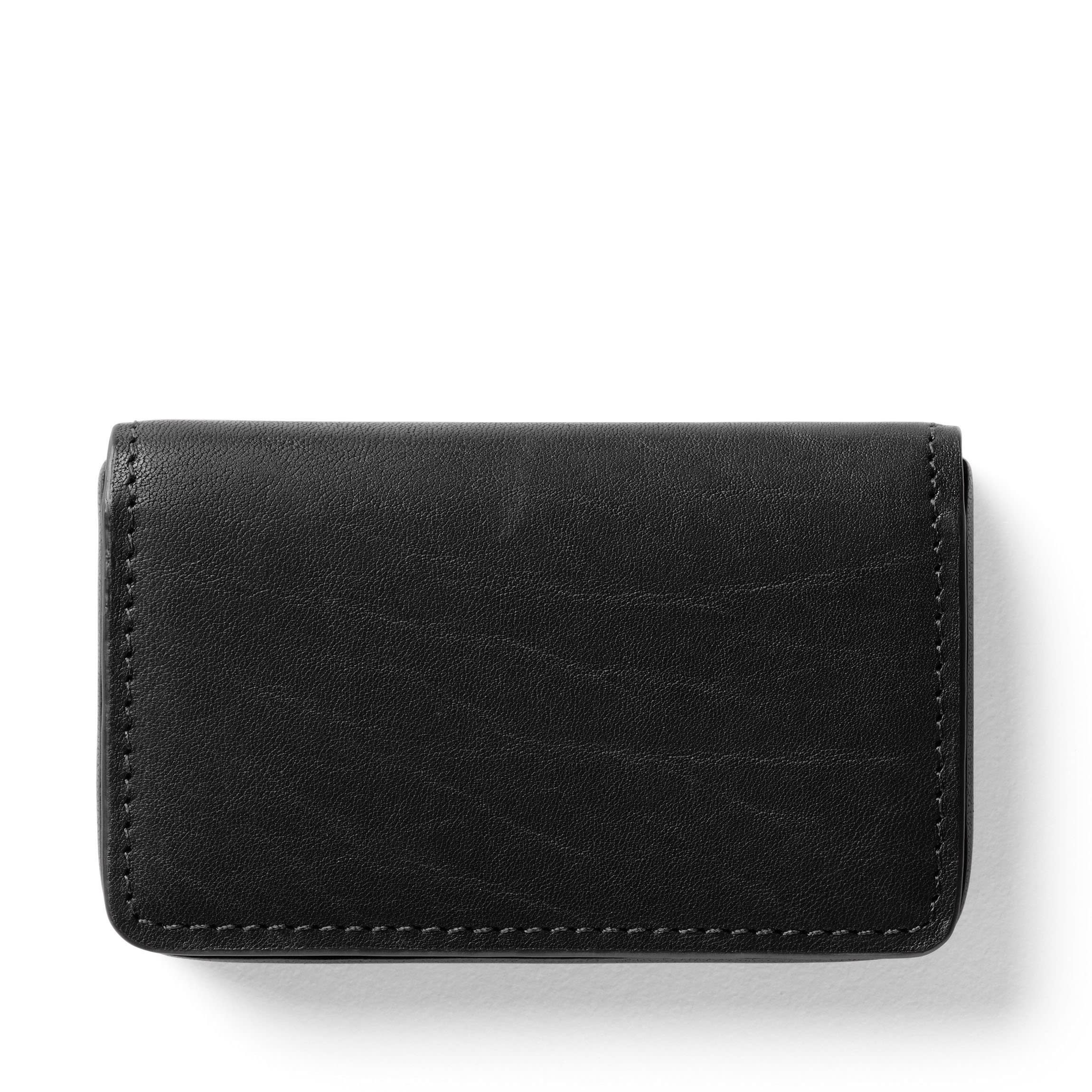 Business Card Case - Credit Card Holder, Full Grain Leather, Fits 20 Business Cards - Black Oil - Personalized Gifts, Leatherology Business Card Case - Credit Card Holder, Full Grain Leather, Fits 20 Business Cards - Black Oil - Personalized Gifts, Leatherology