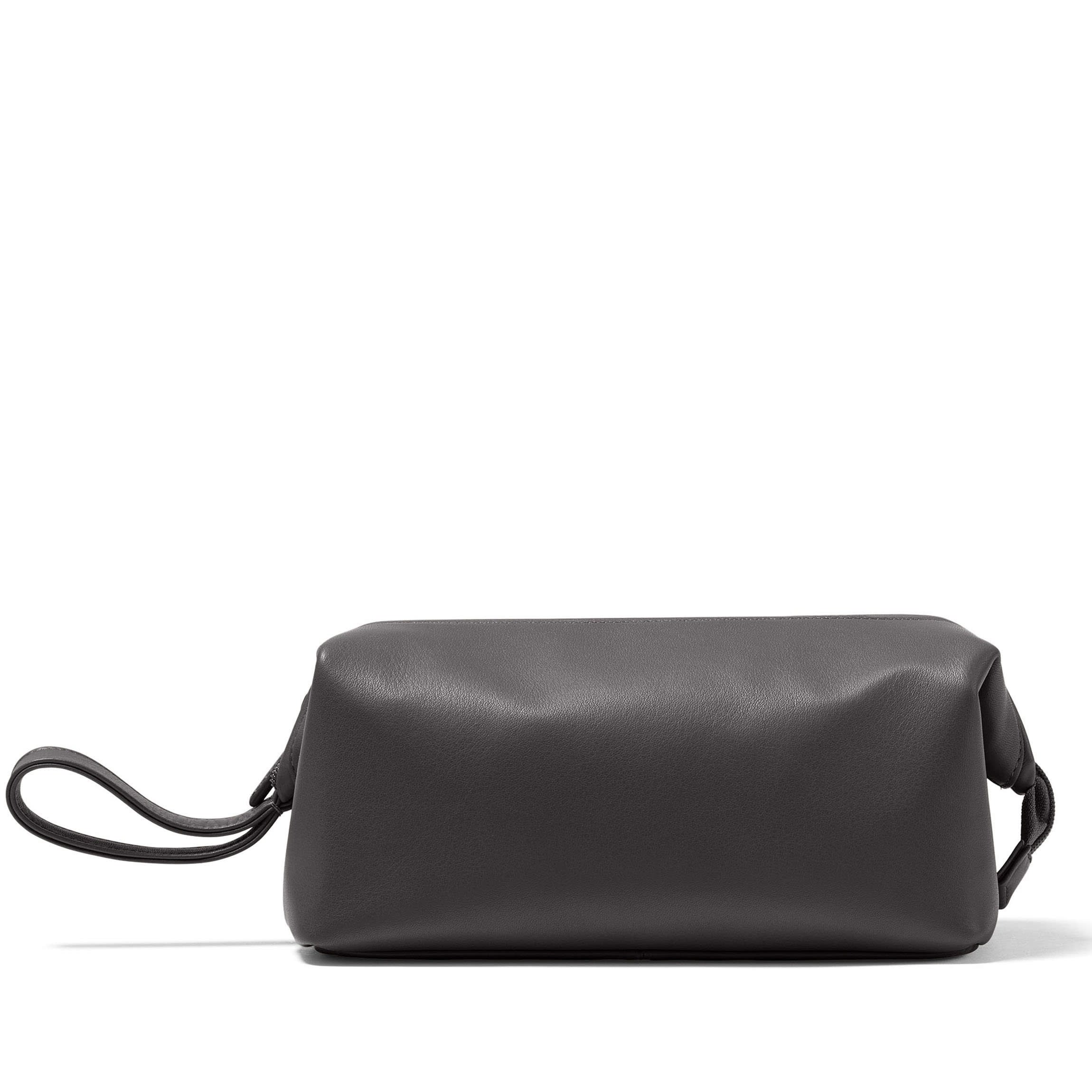 fossil travel toiletry bag Leatherology Black Onyx Framed Toiletry Bag