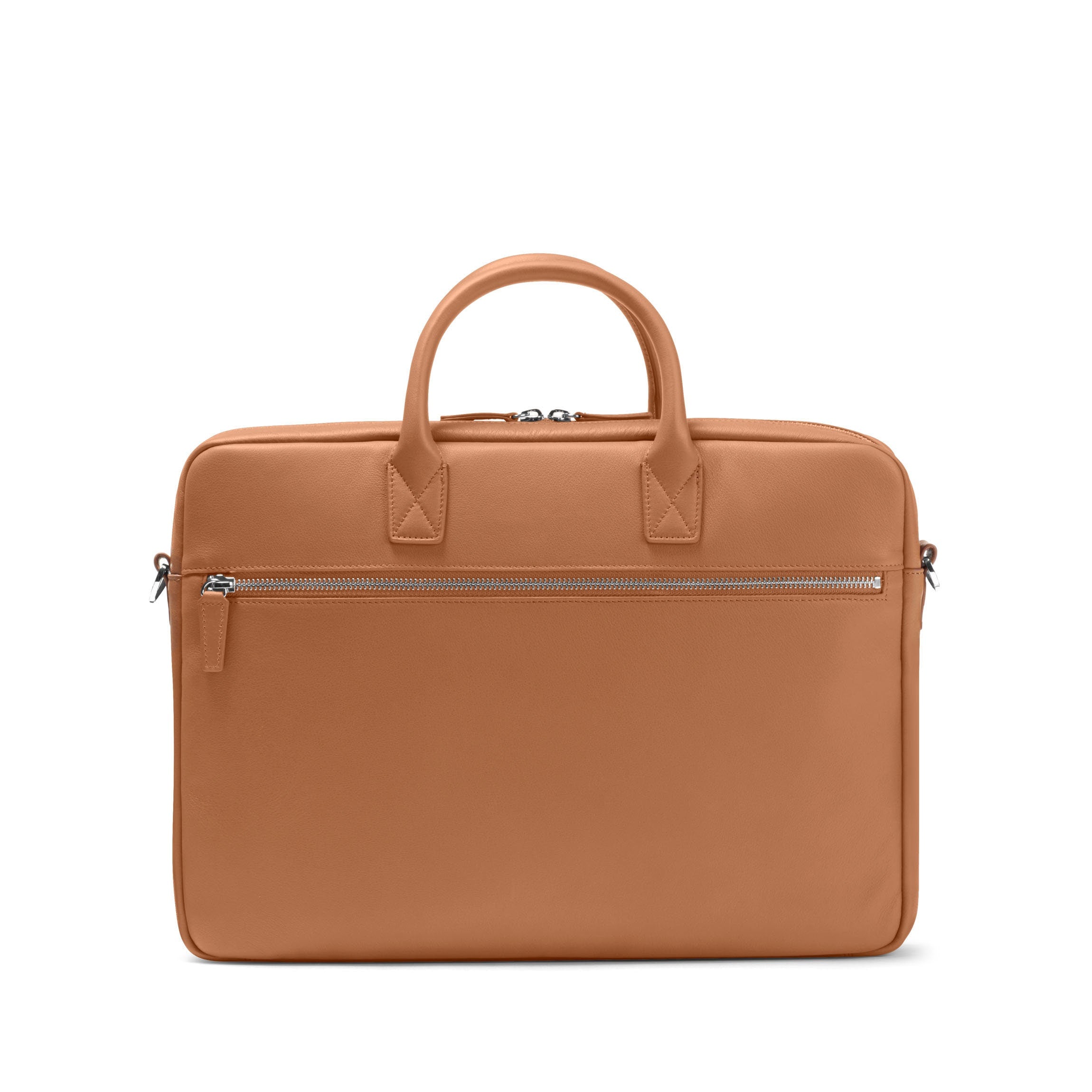Knox Slim Laptop Bag Full grain leather, sleek tech carry