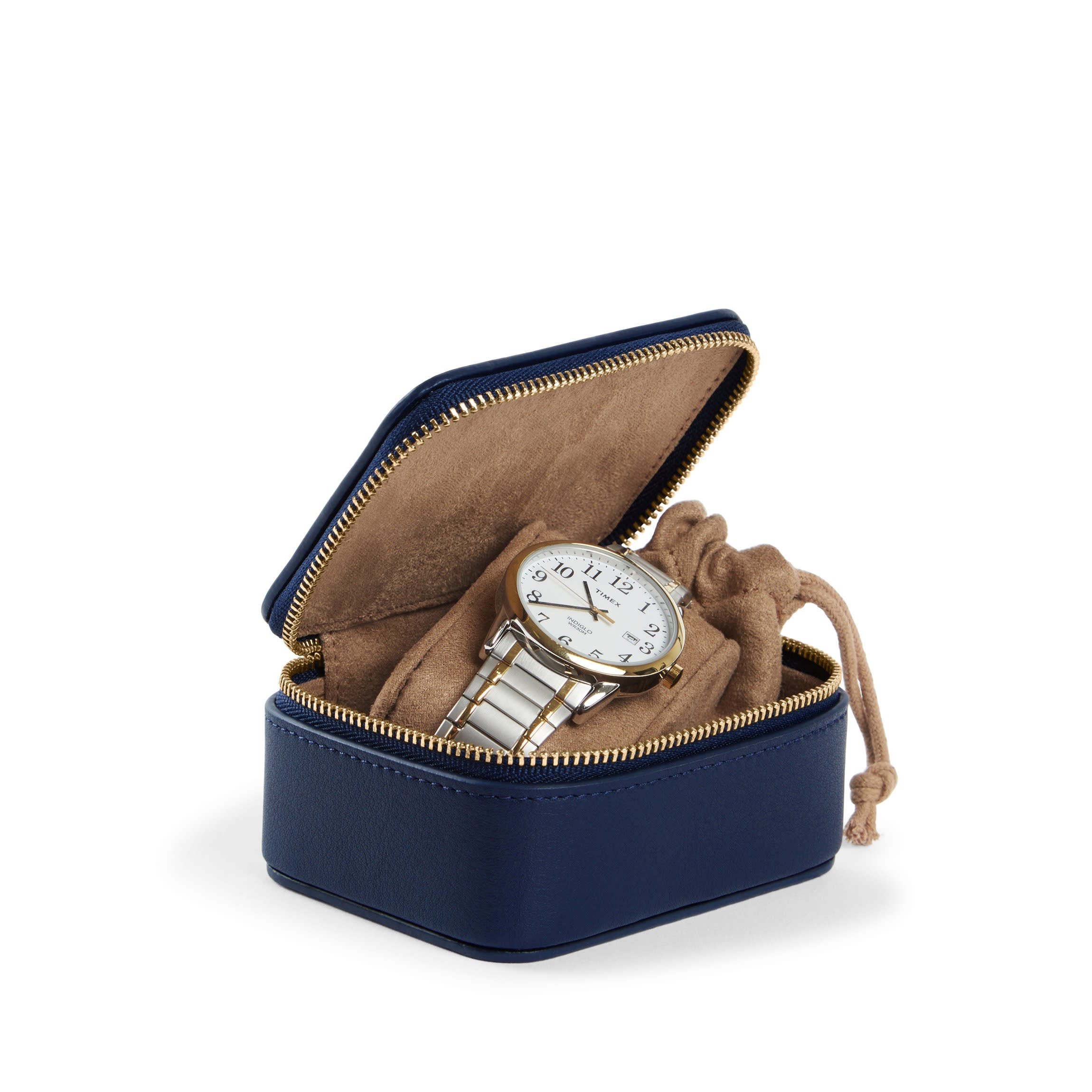 Travel Watch Box | Full Grain Leather, Secure Watch Storage