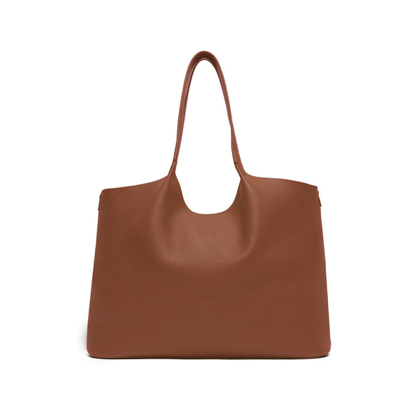 Mia Horizontal Tote | Full Grain Leather Saddle Brown – Leatherology