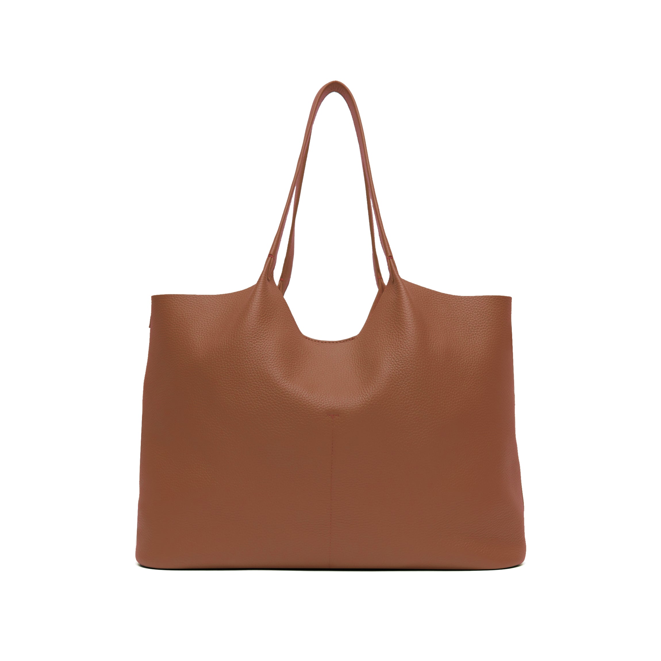 バッグ mia Mia Horizontal Tote | Full Grain Leather Saddle Brown – Leatherology