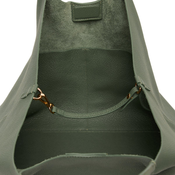 Mia Horizontal Tote | Full Grain Leather Moss – Leatherology