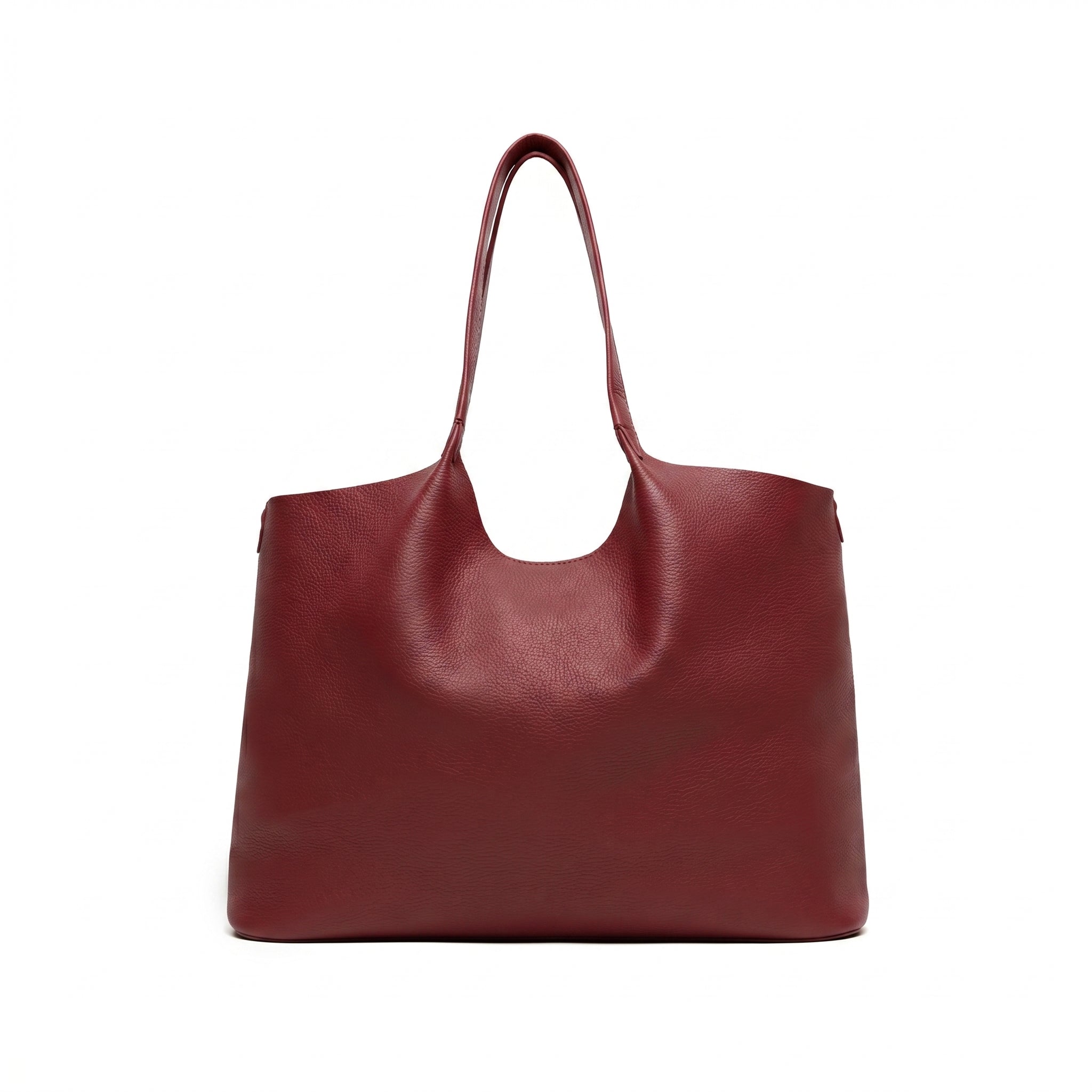 Mia Horizontal Tote Garnet Red