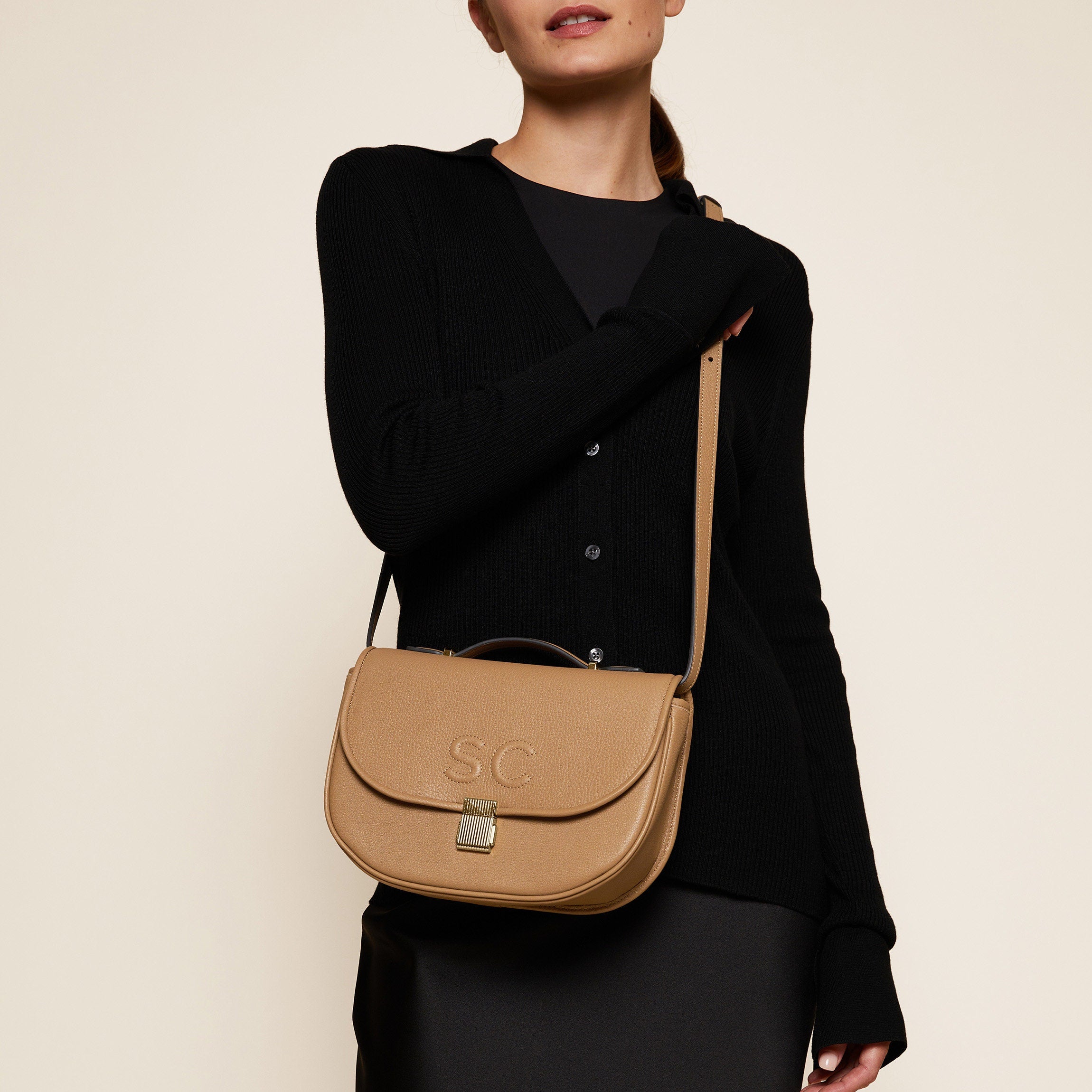 ☆SAND MUSEUM☆ SADDLE STRAP BAG Tan SM1B0010 Designer fashion, Seoul-fully created | W Concept