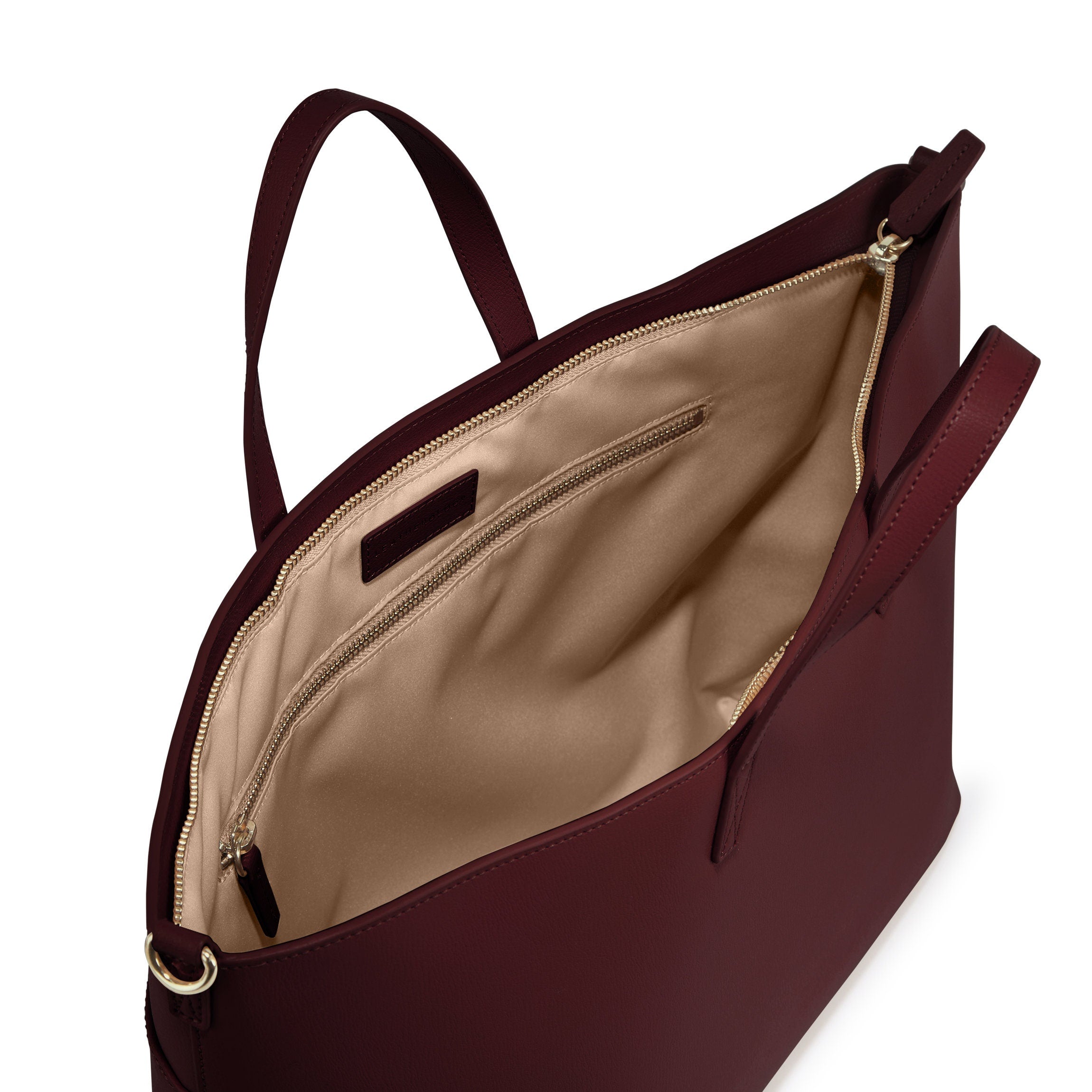 【現品限り一斉値下げ！】 Oxblood Red Italian Structured Leather | Leatherology トップス