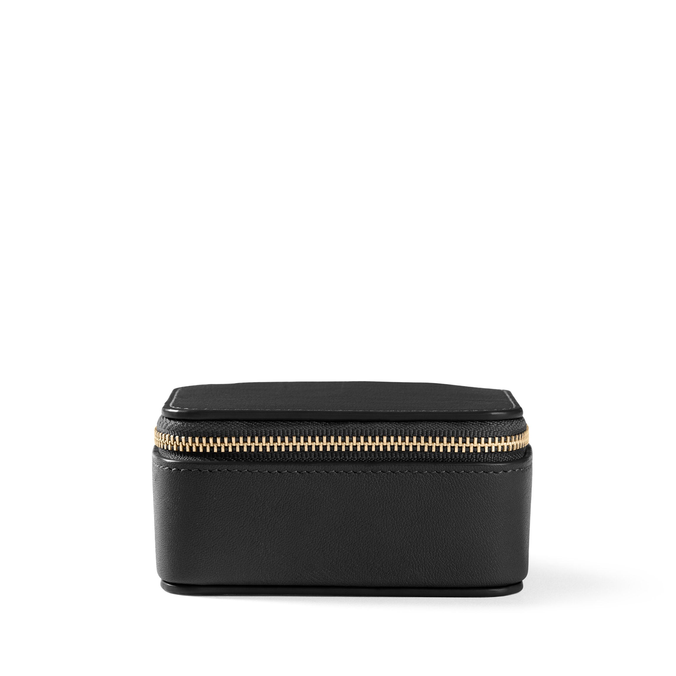 Small Jewelry Ring Box | Full grain leather, compact jewelry