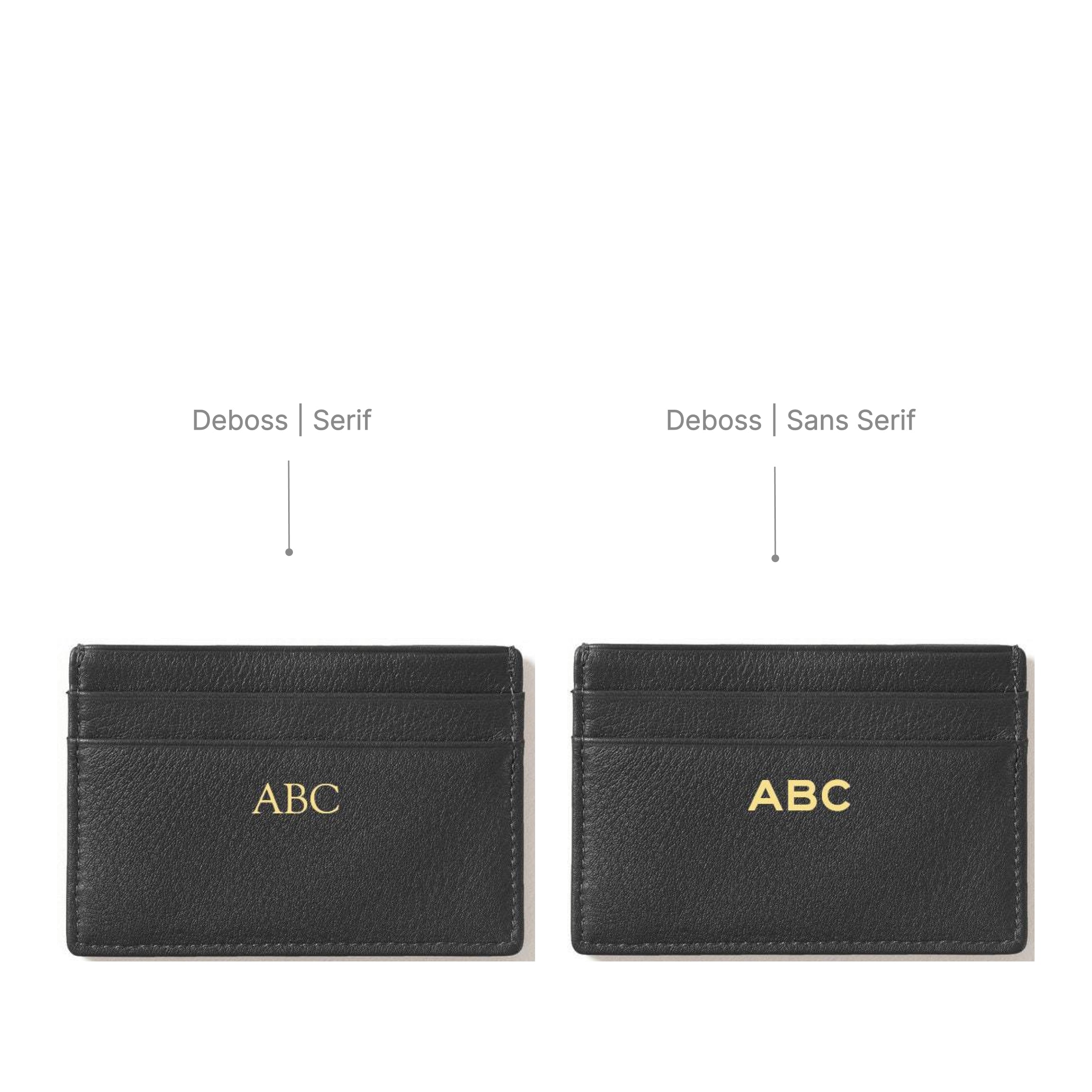 Slim Card Case Full grain leather, minimalist card storage