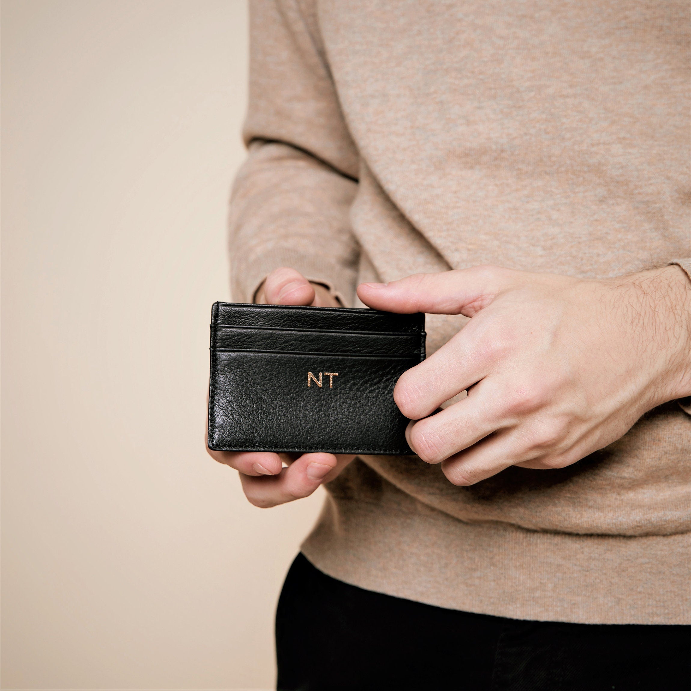 slim card sleeve wallet Slim Bifold Card Sleeve